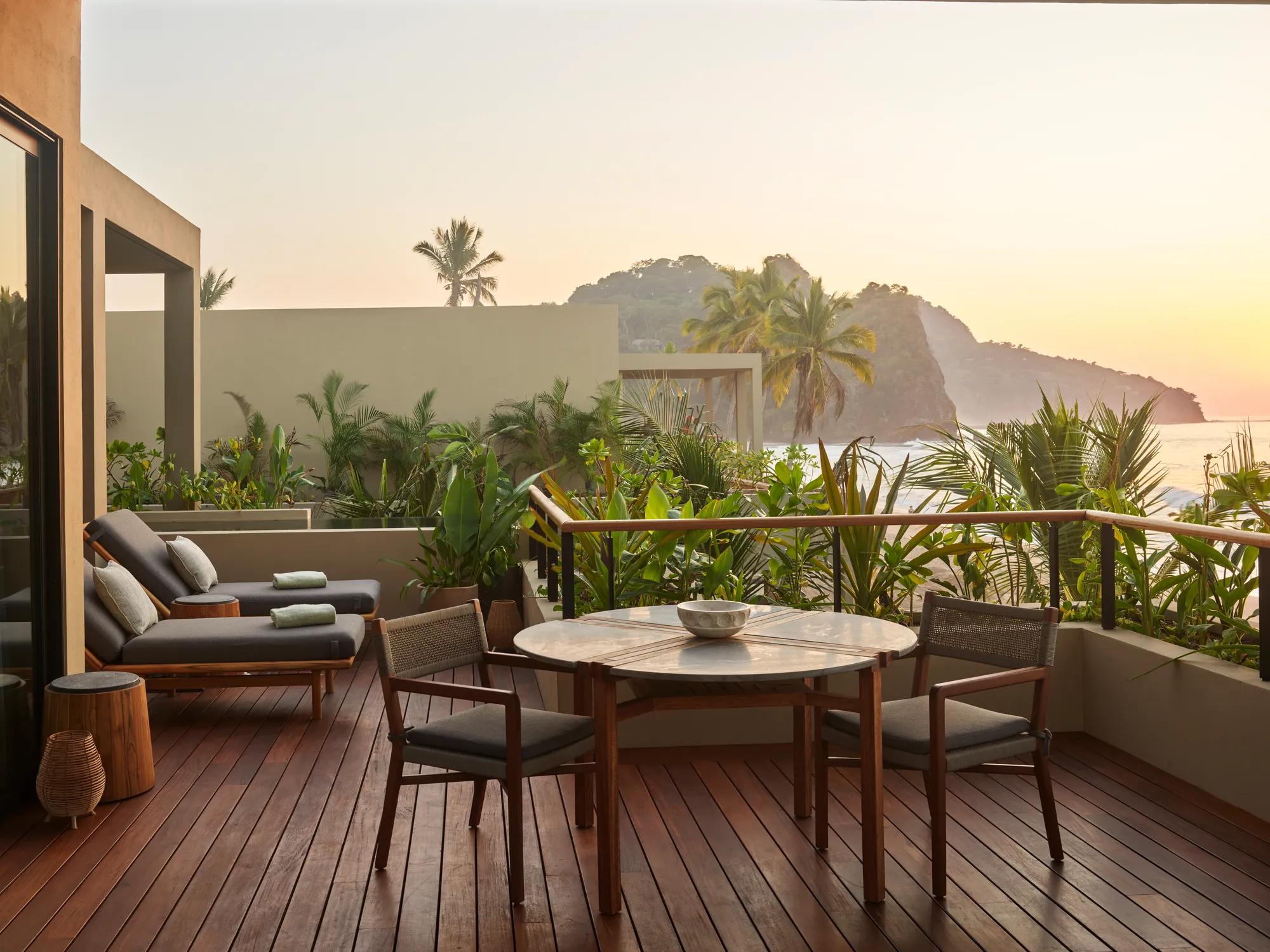 Facilities Suite Beachfront Suite Terrace and View