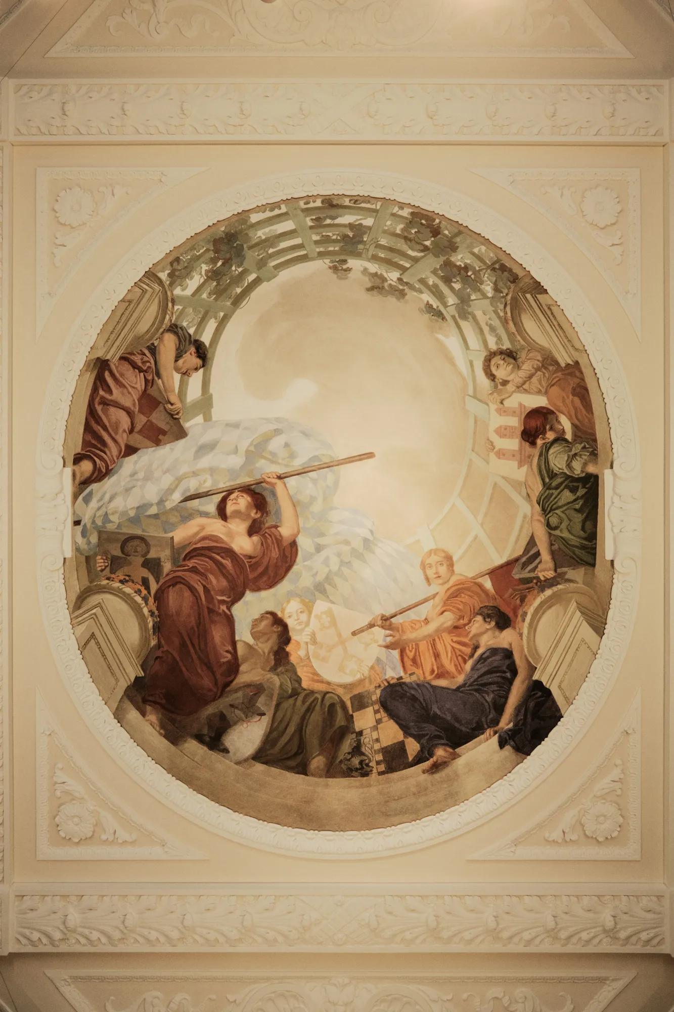 Bavarian historic Ceiling Painting
