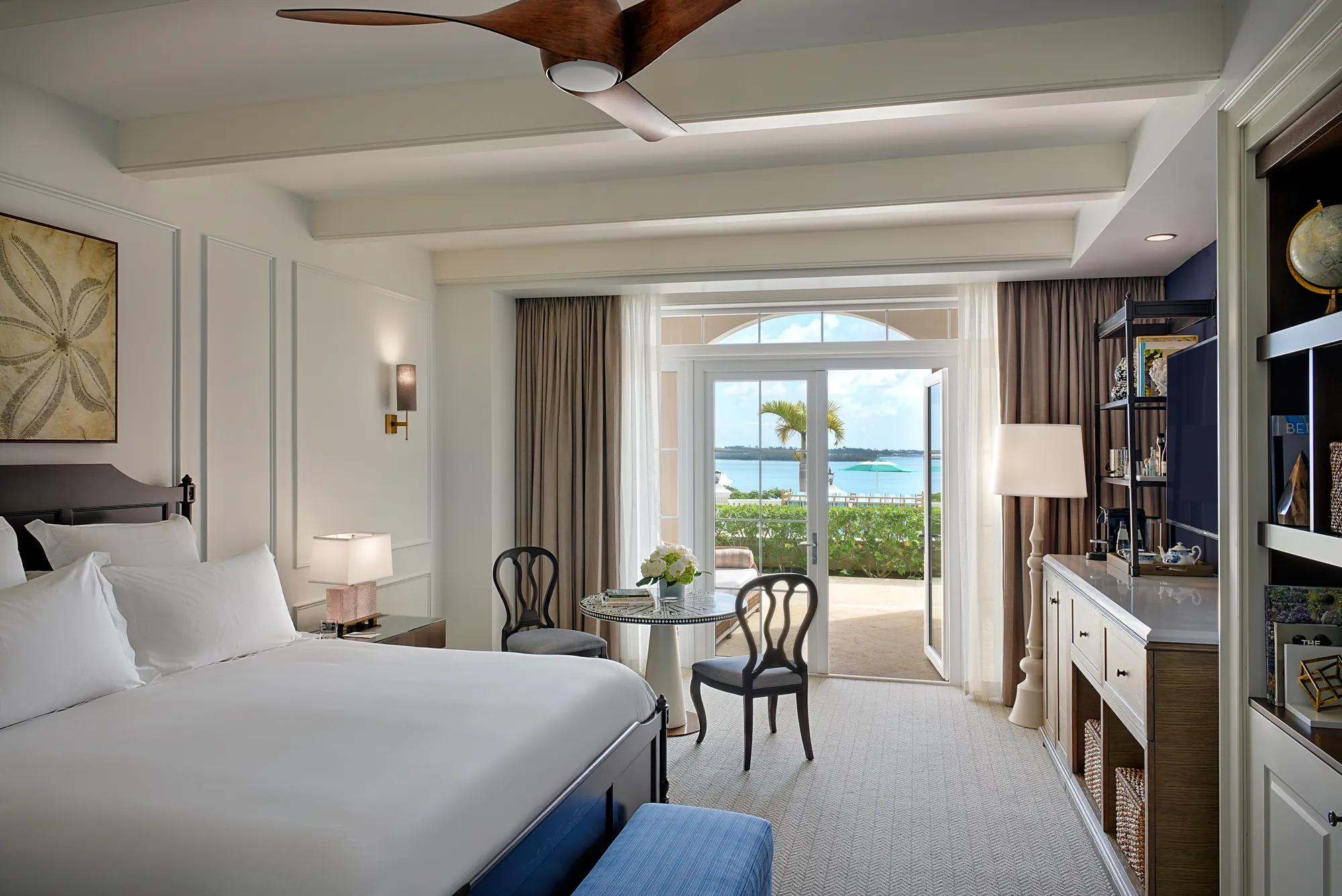 Poolside King room
