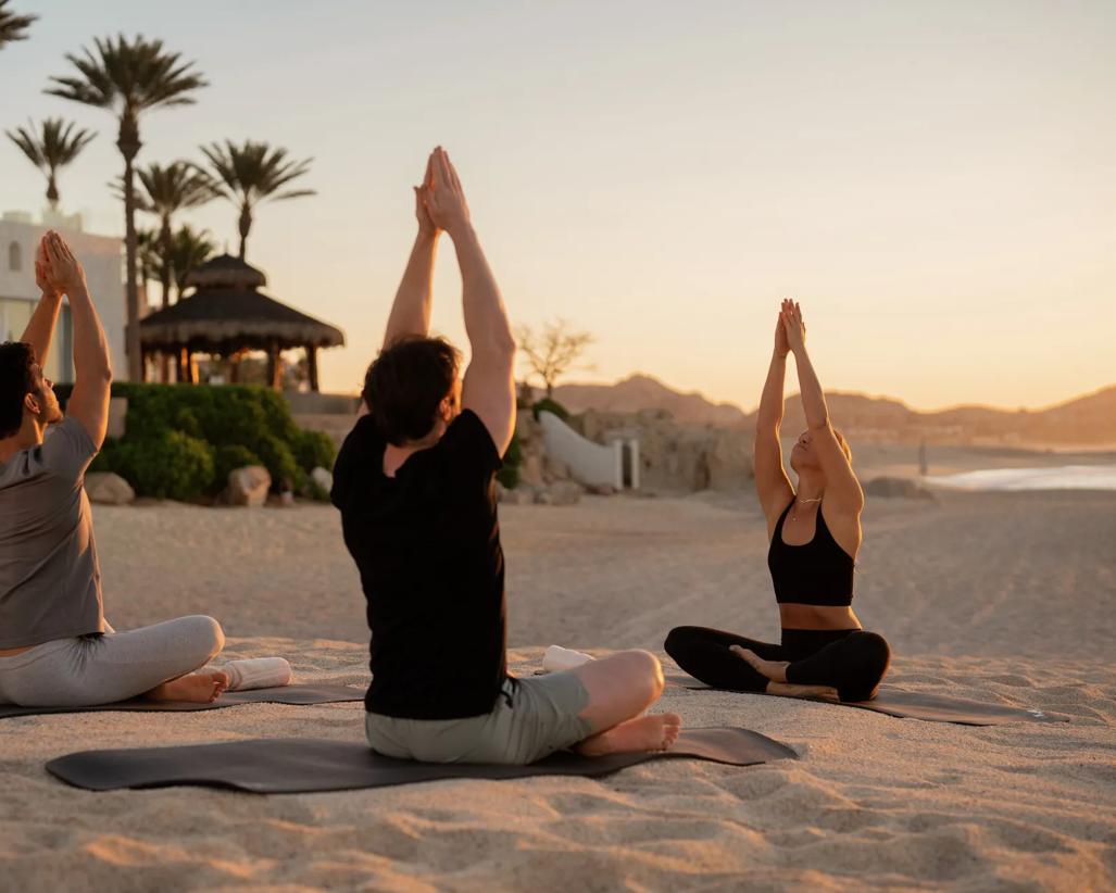 Yoga At Beach
