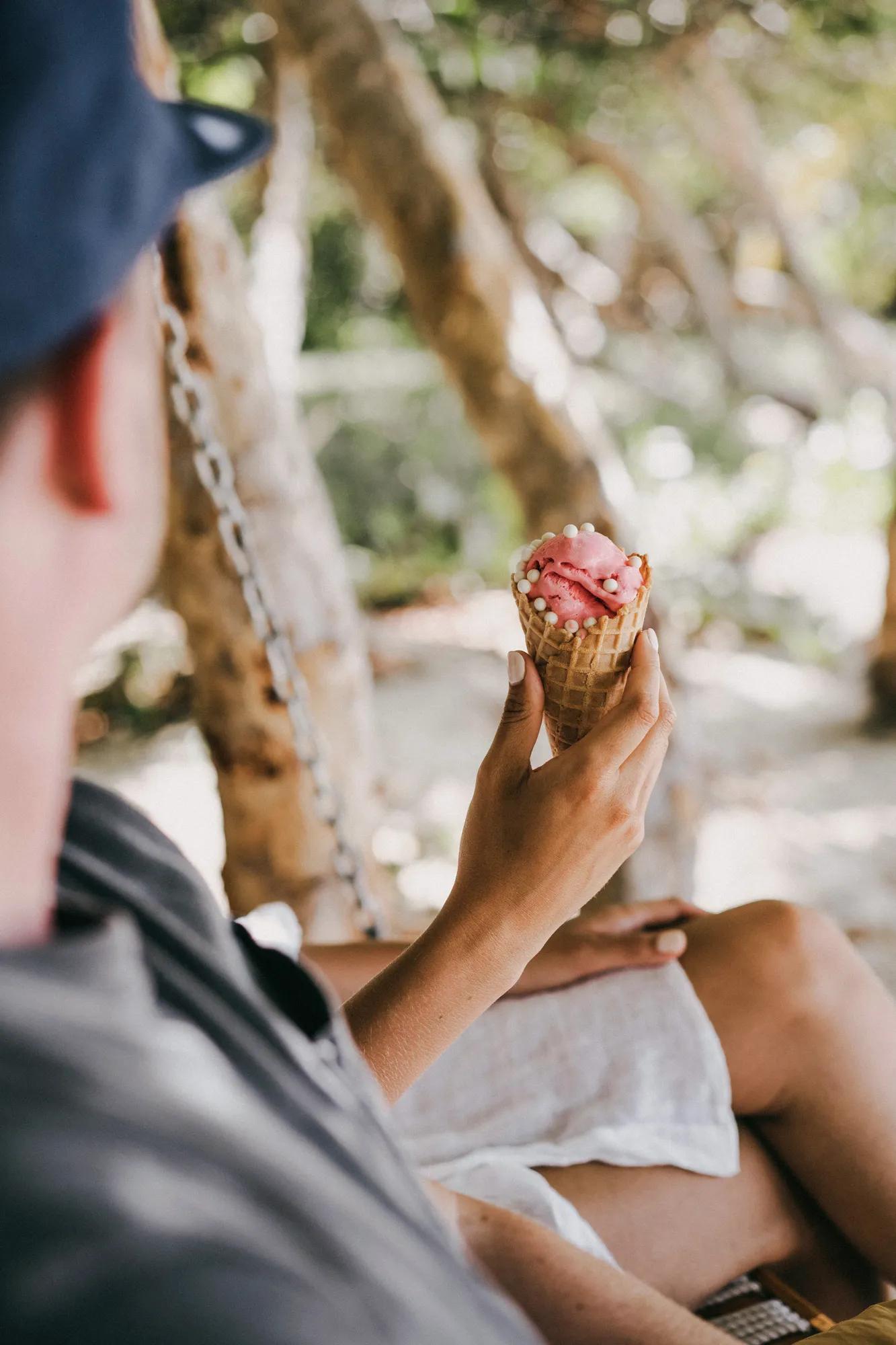 Ice Cream cone on the Beach