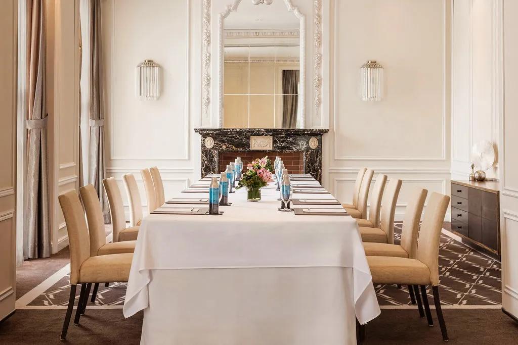 Elegant boardroom style meeting space