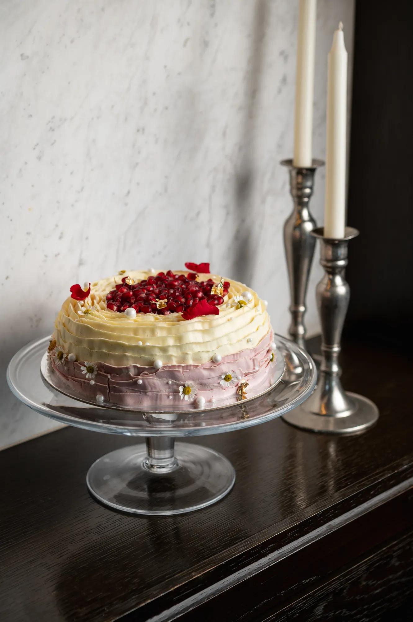 Seasonal cakes at Butterfly Patisserie