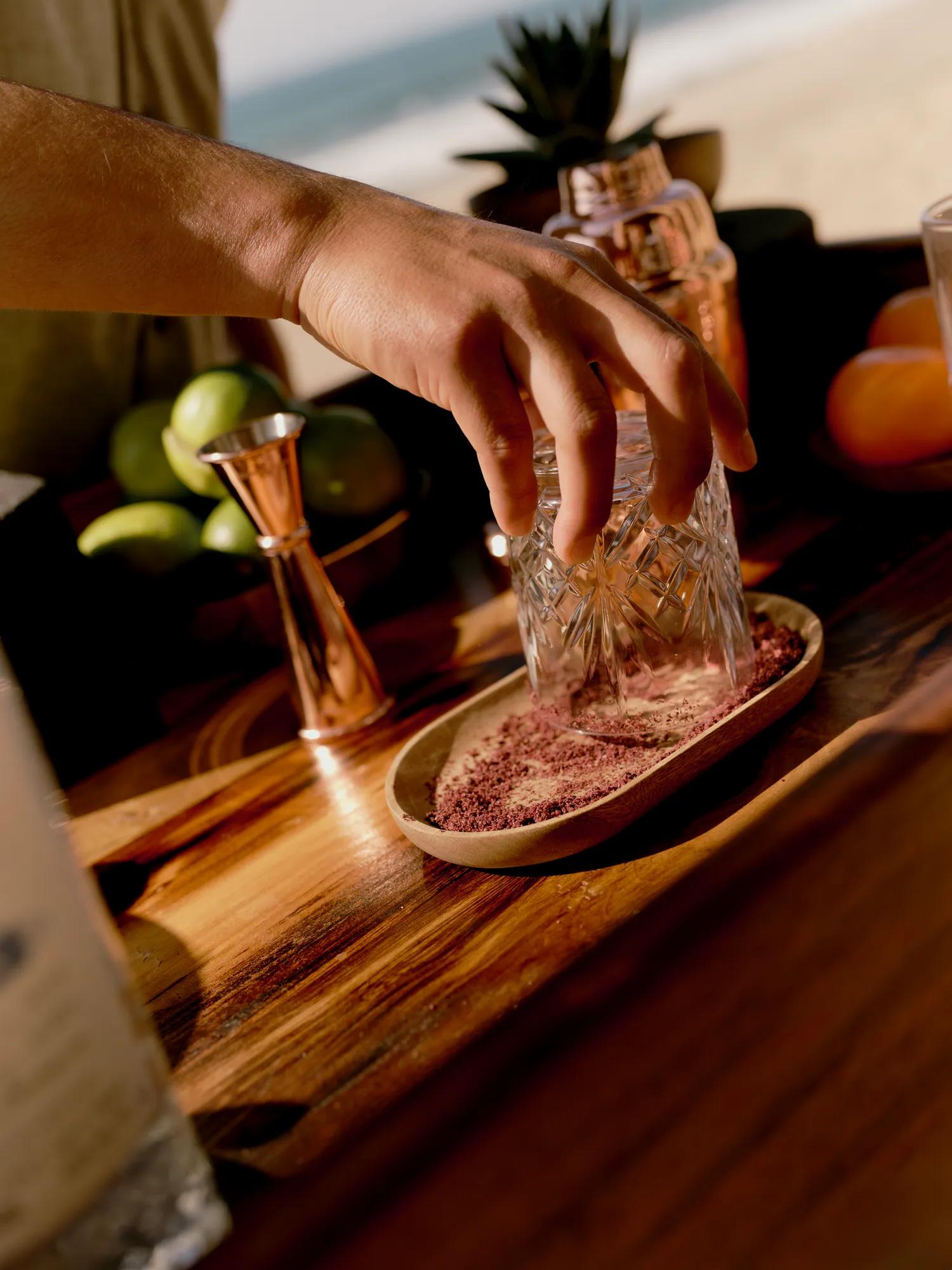 Facilities Beach Bar Cart Cocktail making