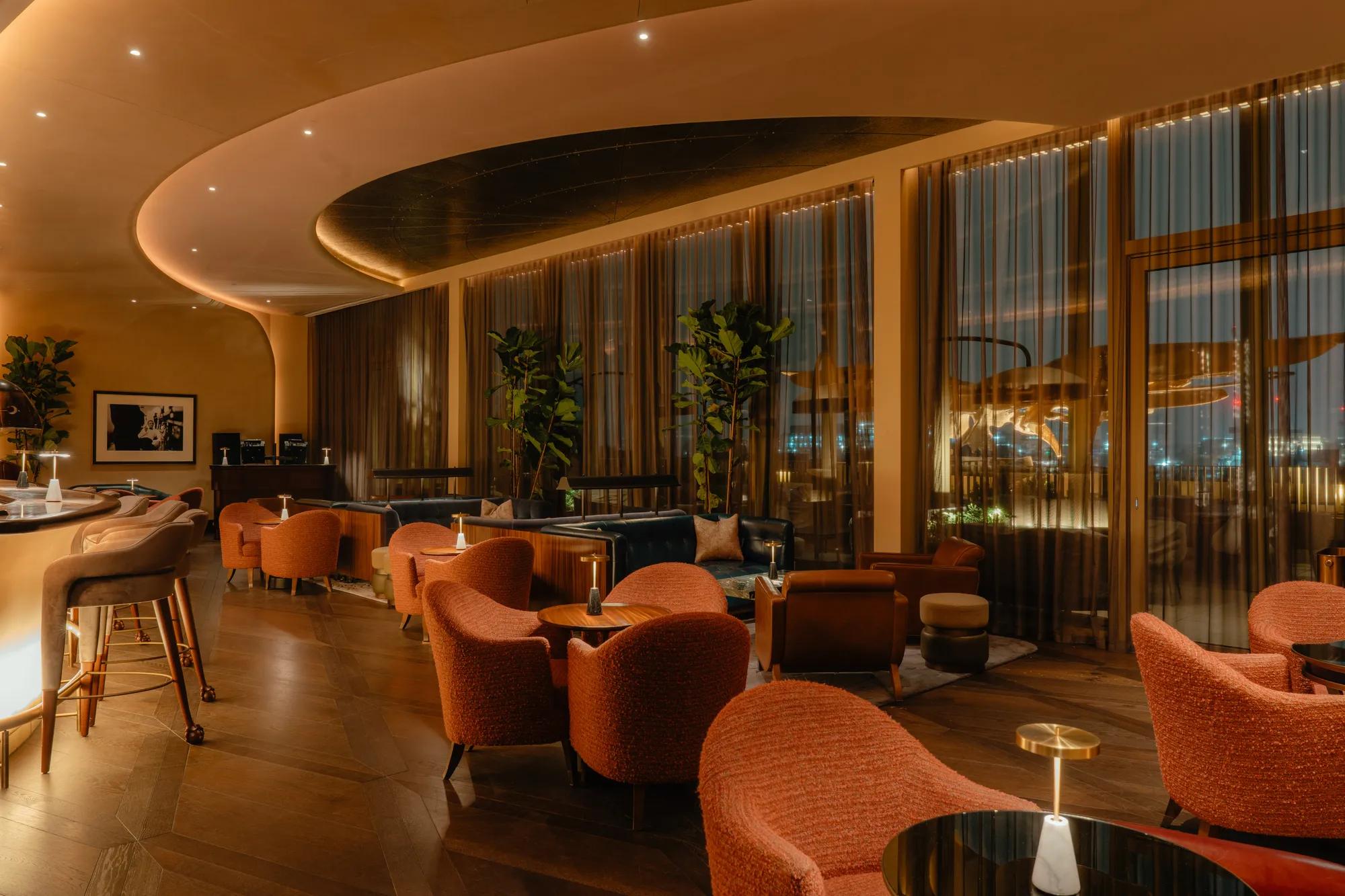 rooftop bar Eagle Bar at the chancery rosewood interiors