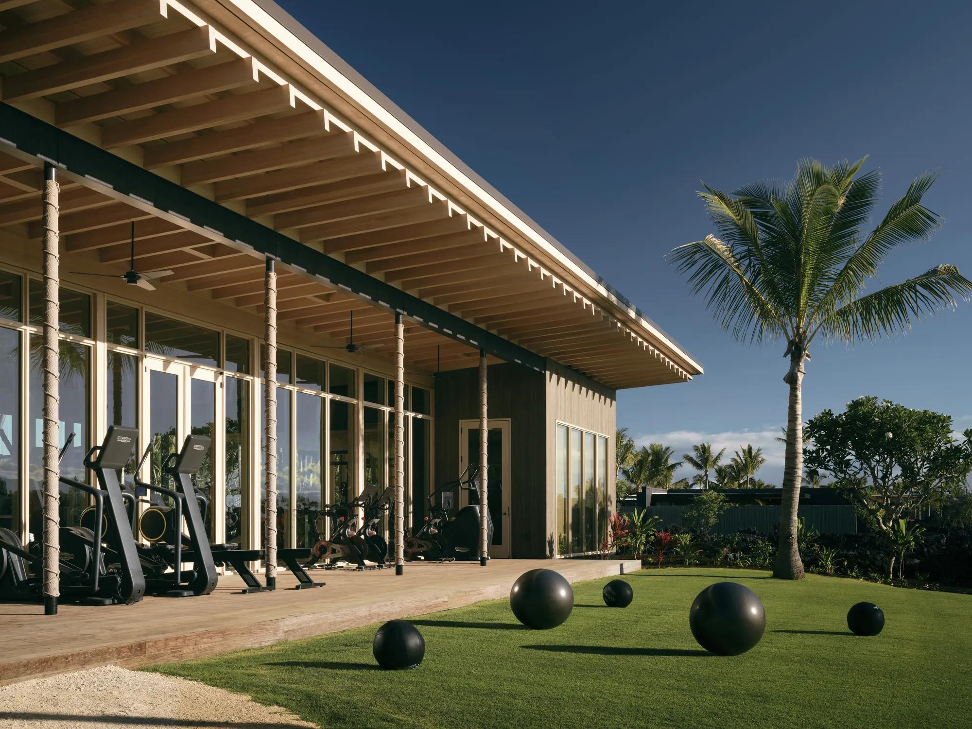 Fitness center, exterior view