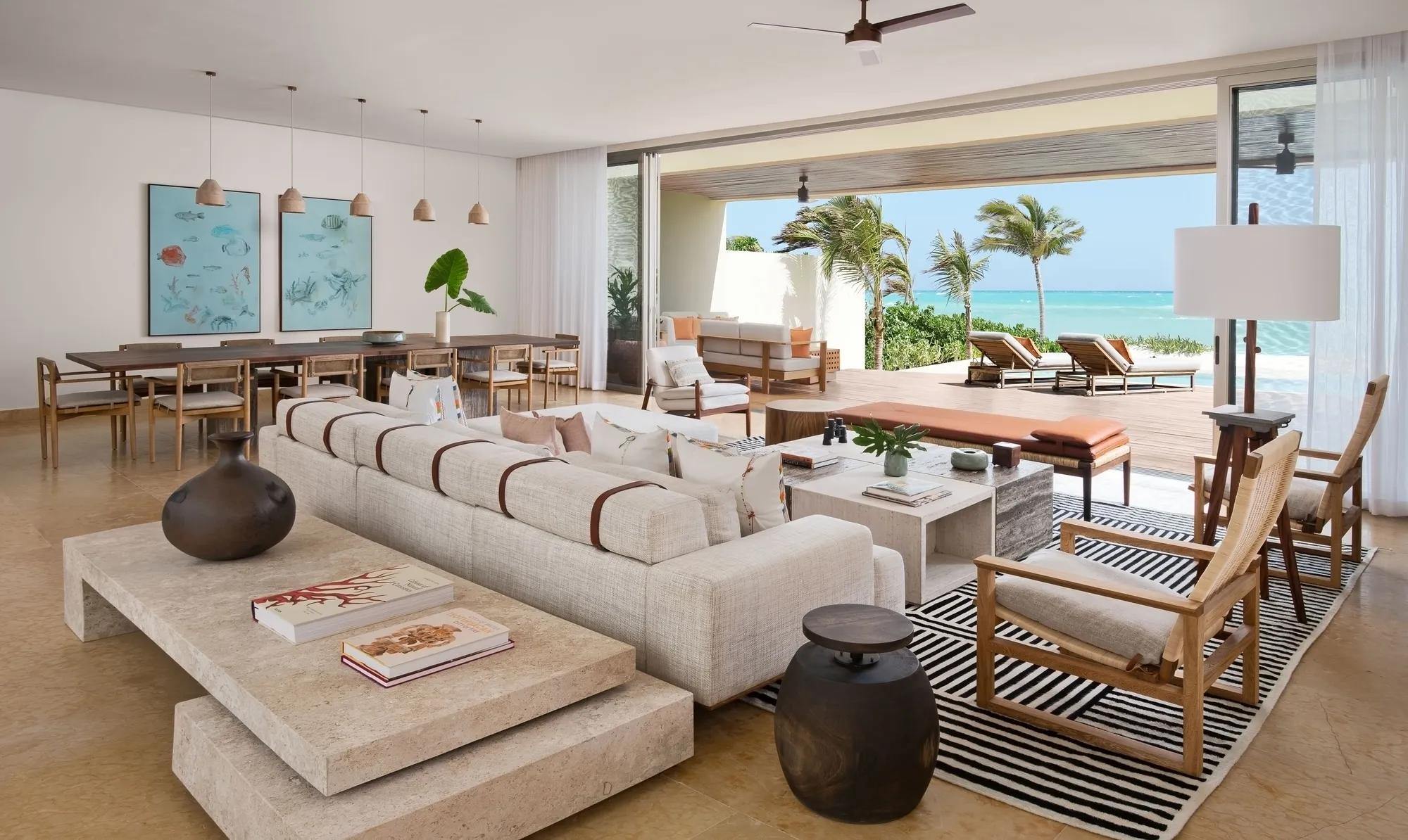 beachfront presidential suite bedroom