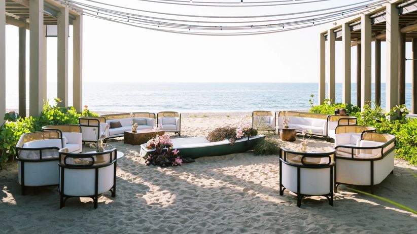 Beach pavilion space