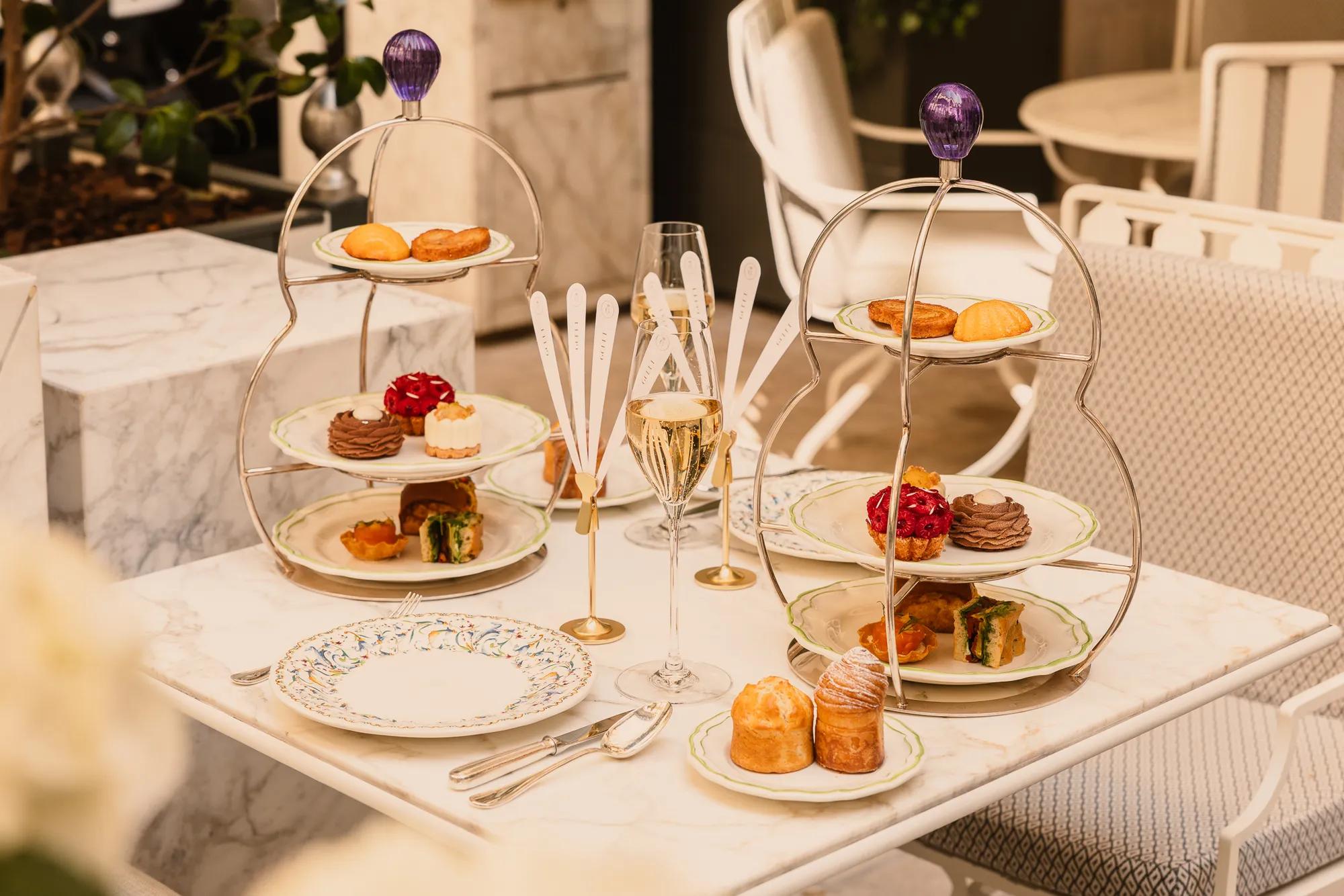 Afternoon tea at Jardin d'Hiver
