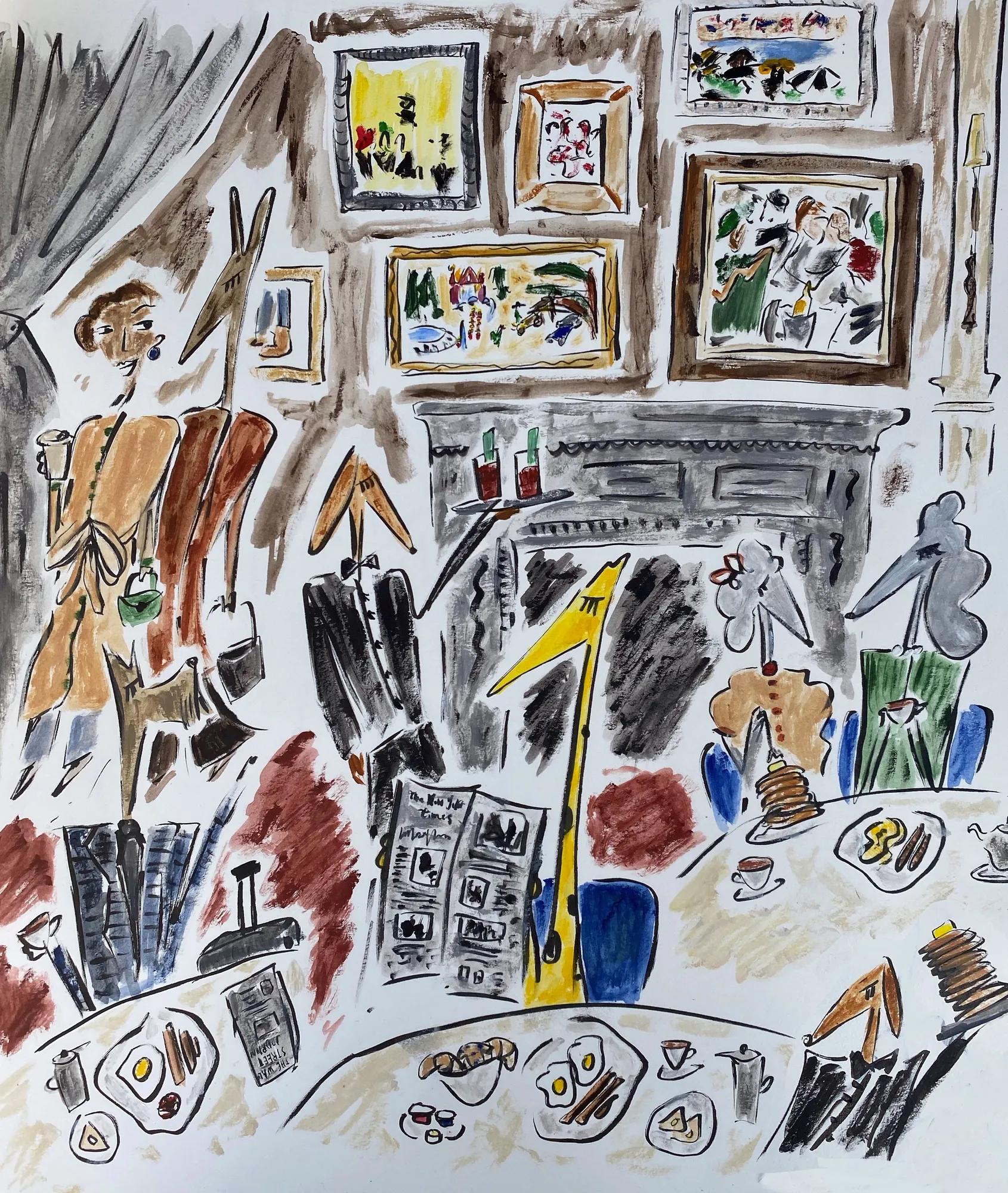 Danielle Kosann Dowling s Breakfast Illustration