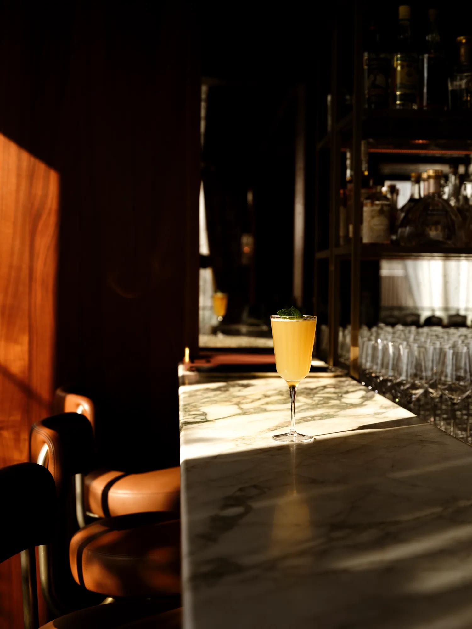 A cocktail at THE1835 bar