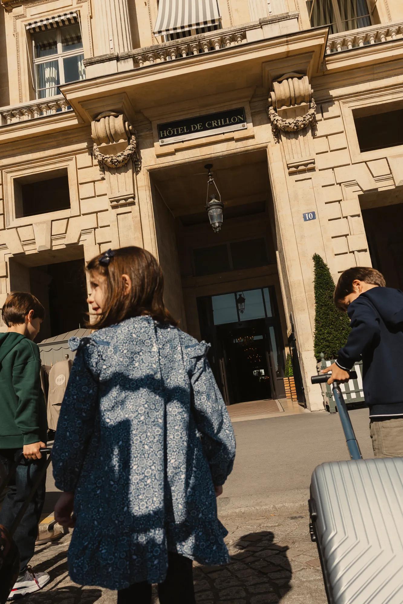 Le Petit Crillon arrival facade hotel