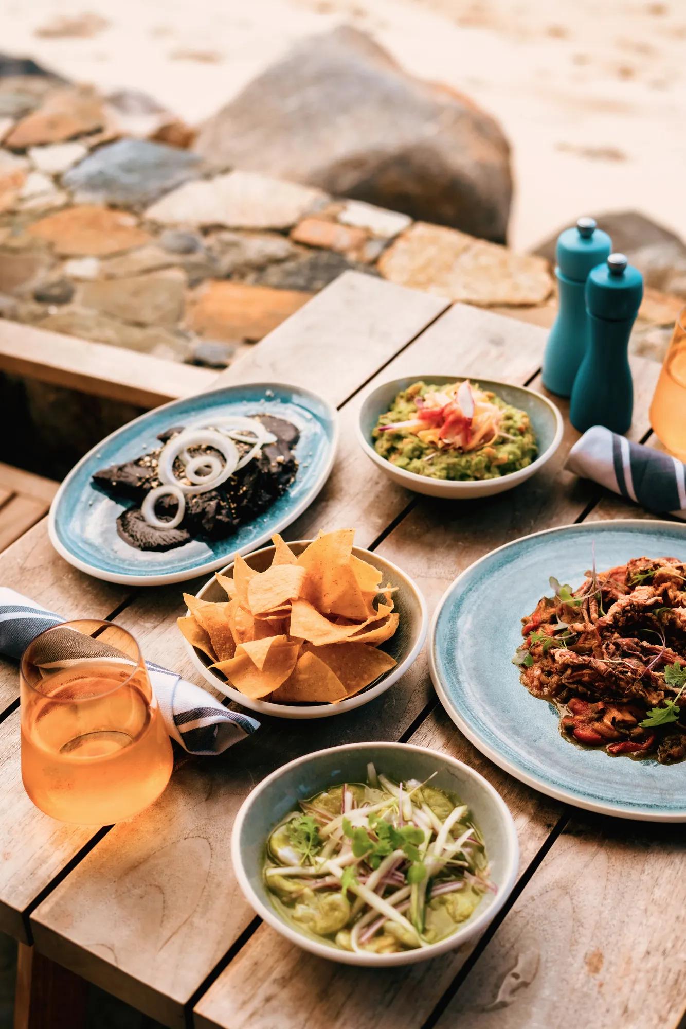 Mexican cuisine at Reef House