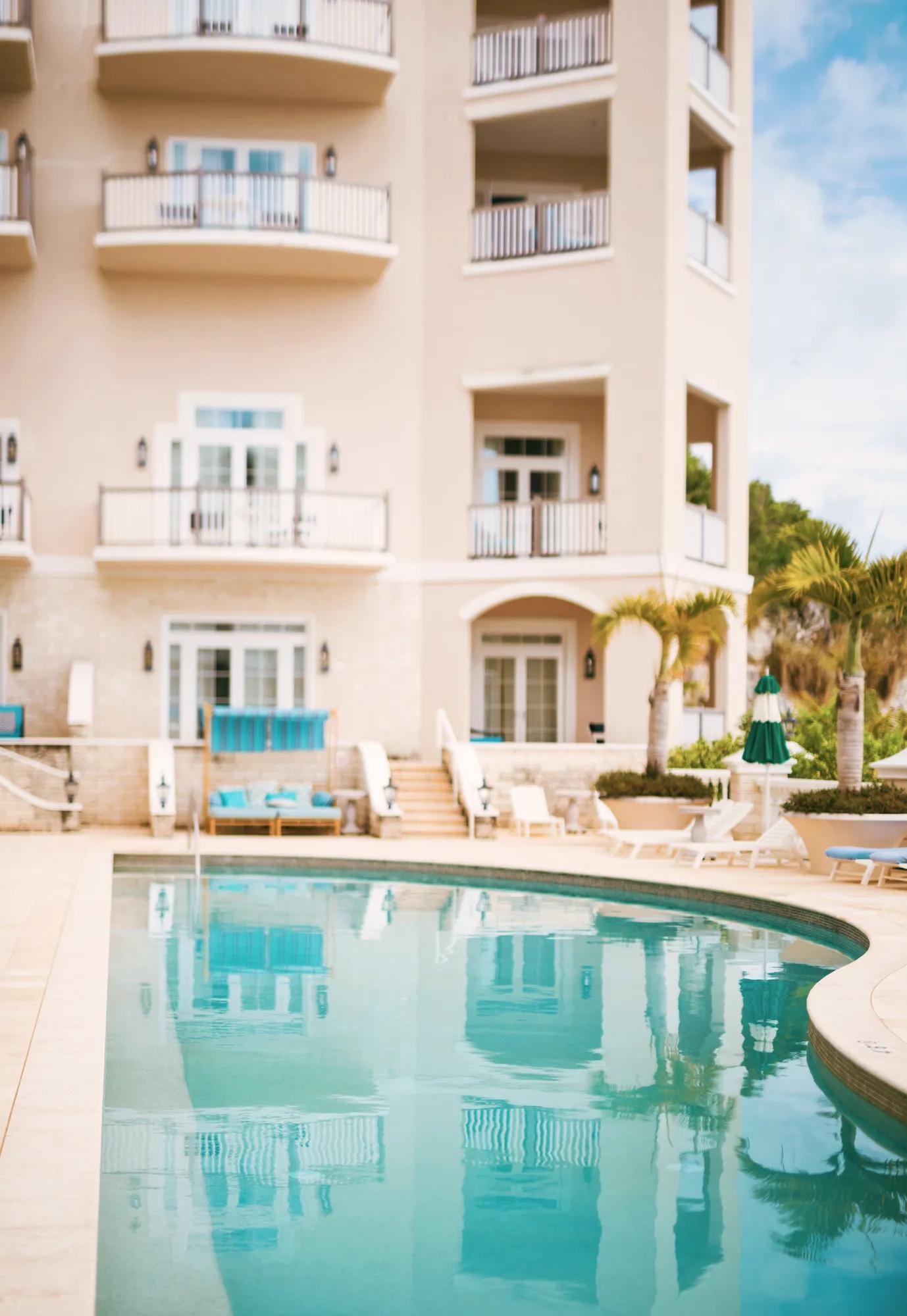 View from Poolside Cabana rooms