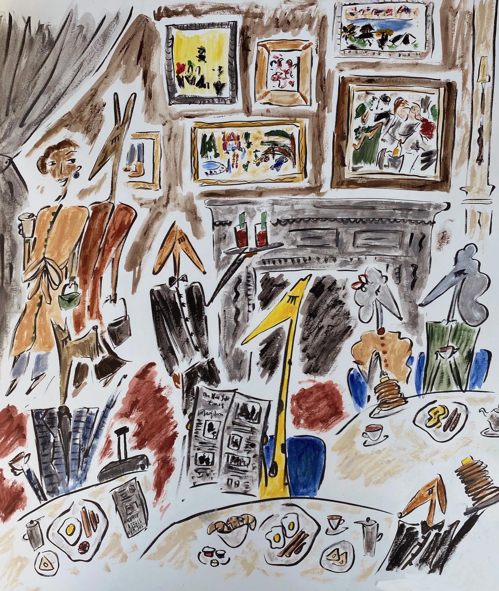 RWCAR Danielle Kosann Dowling s Breakfast Illustration