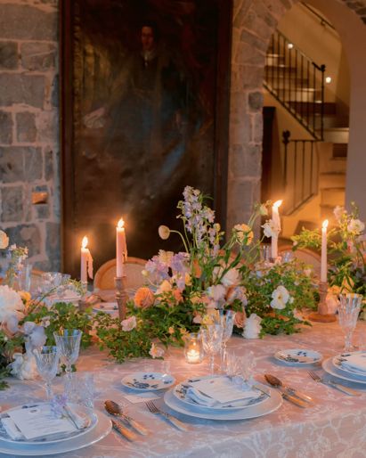 Allestimento per il servizio “La nostra Cucina in Villa”