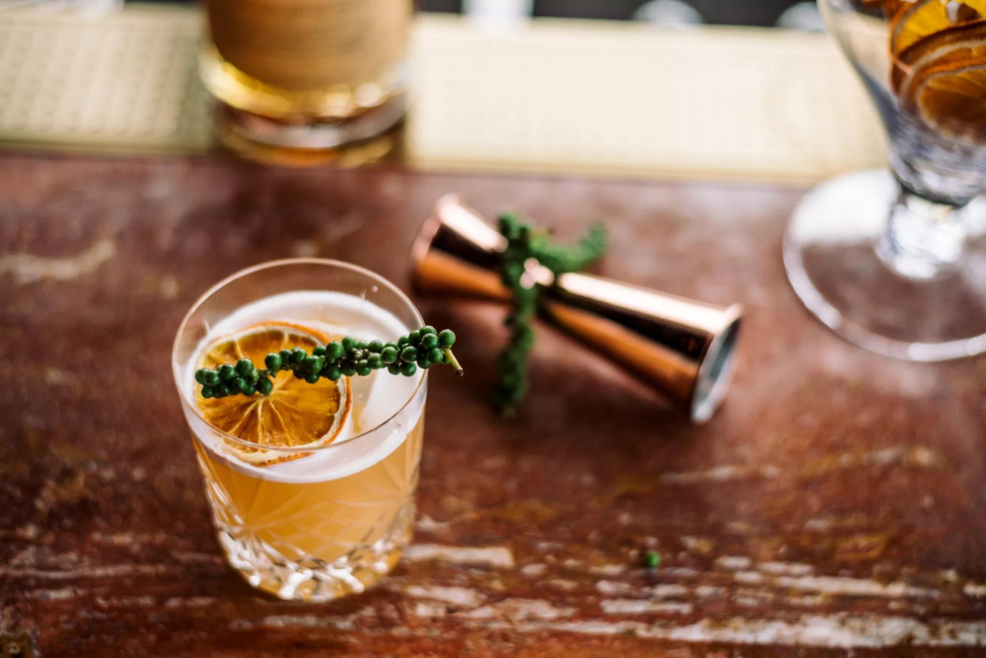 Cocktail Infused with Locally Sourced Pepper