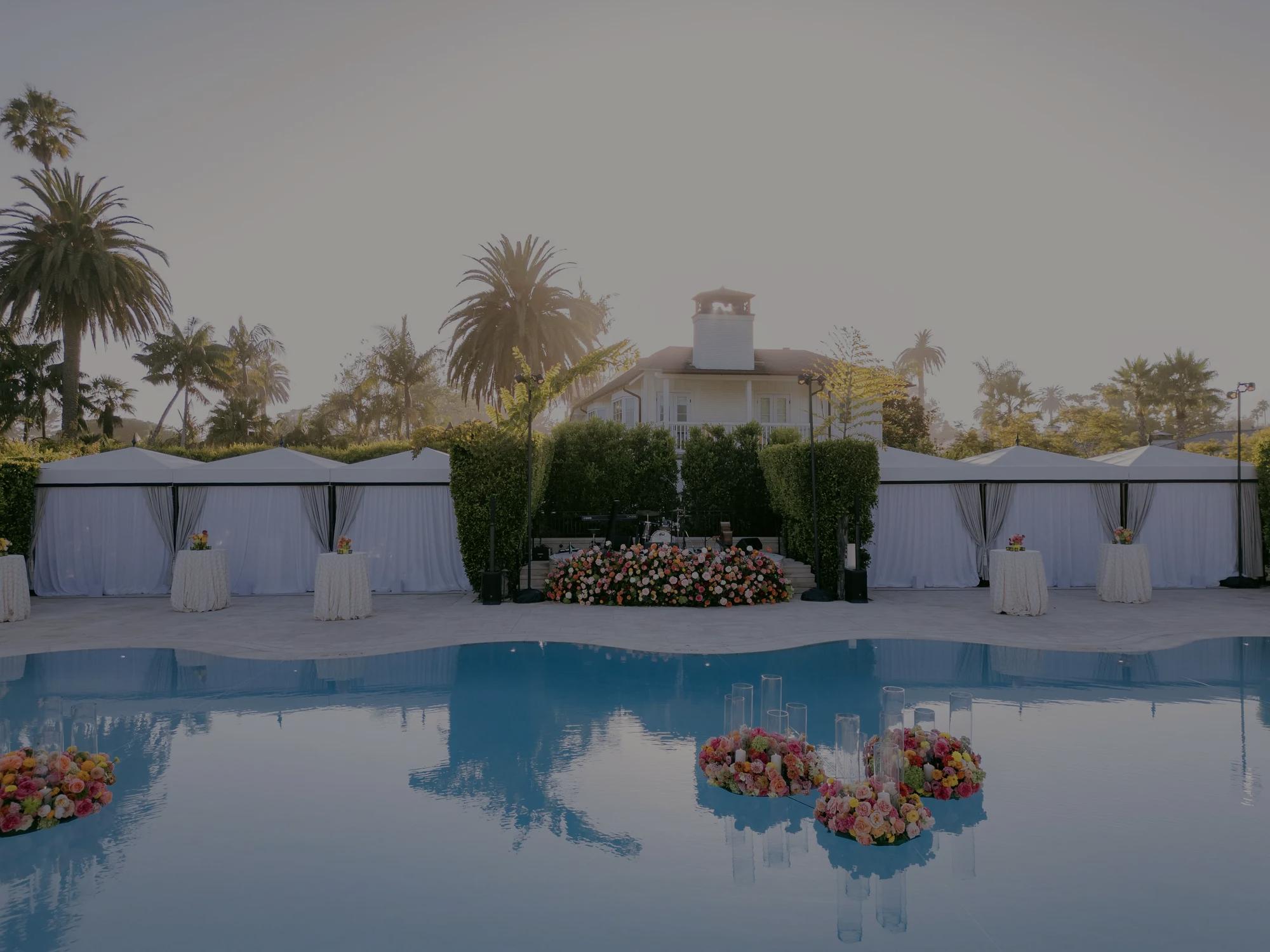 Adult Pool with Event Set-up