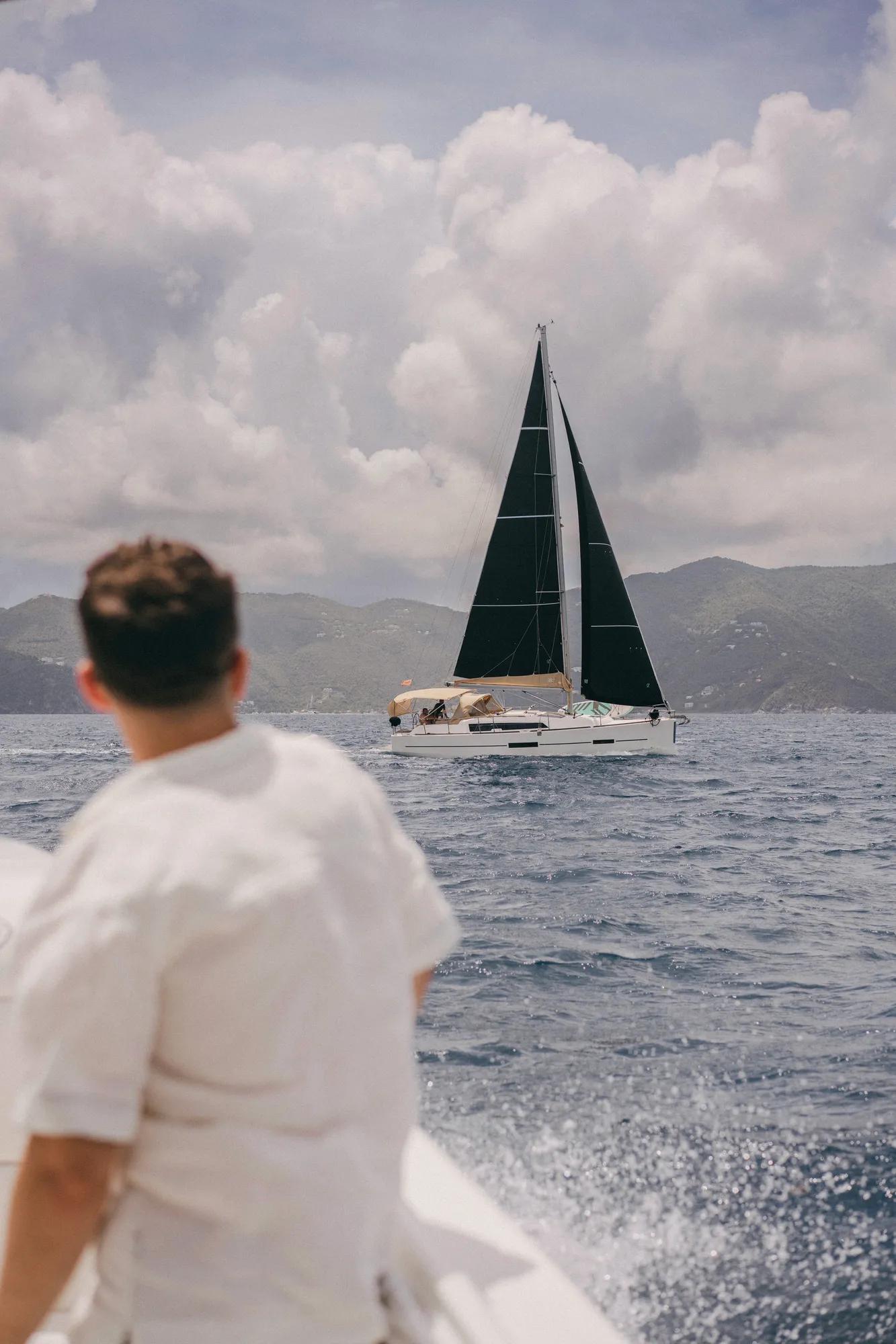 Sailing around the BVI