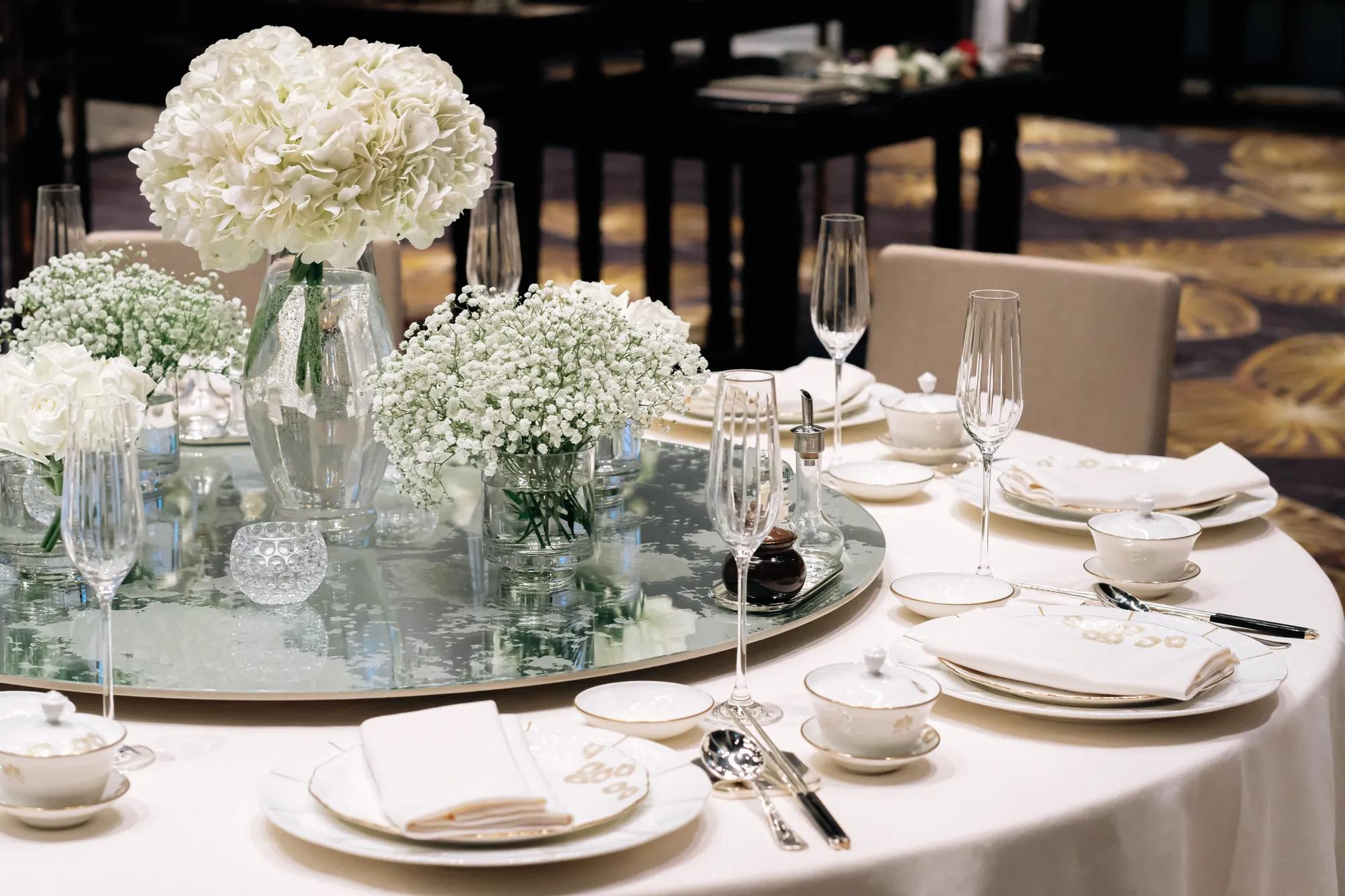 Rosewood Bangkok Wedding Table