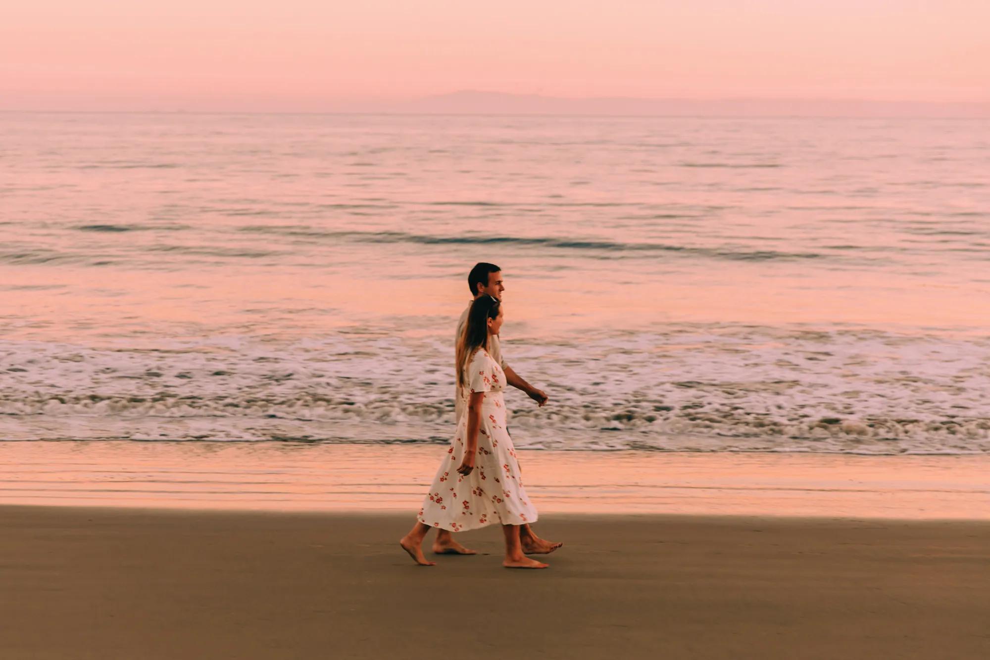 Couple on the beach 