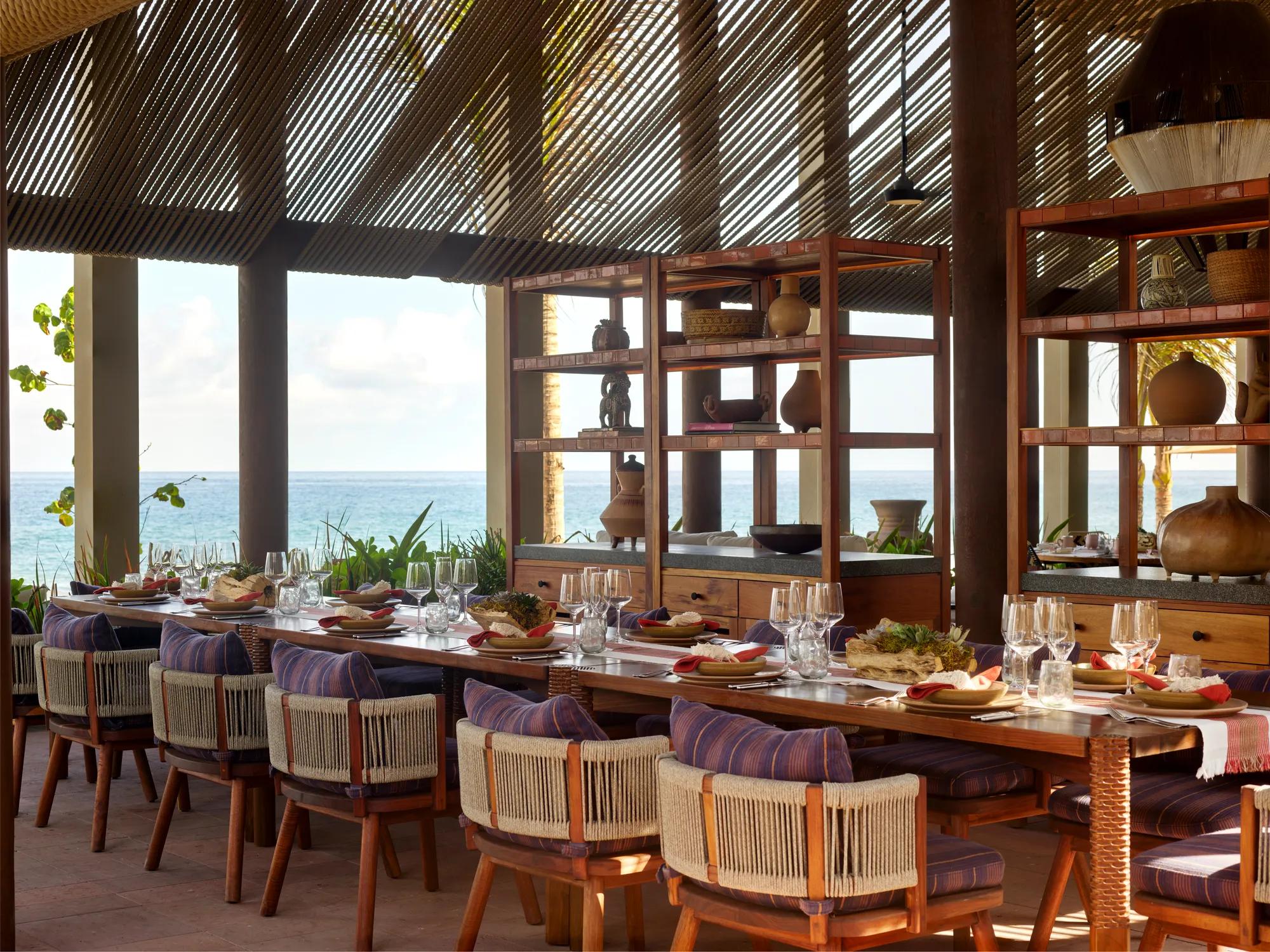 Beach pavilion space