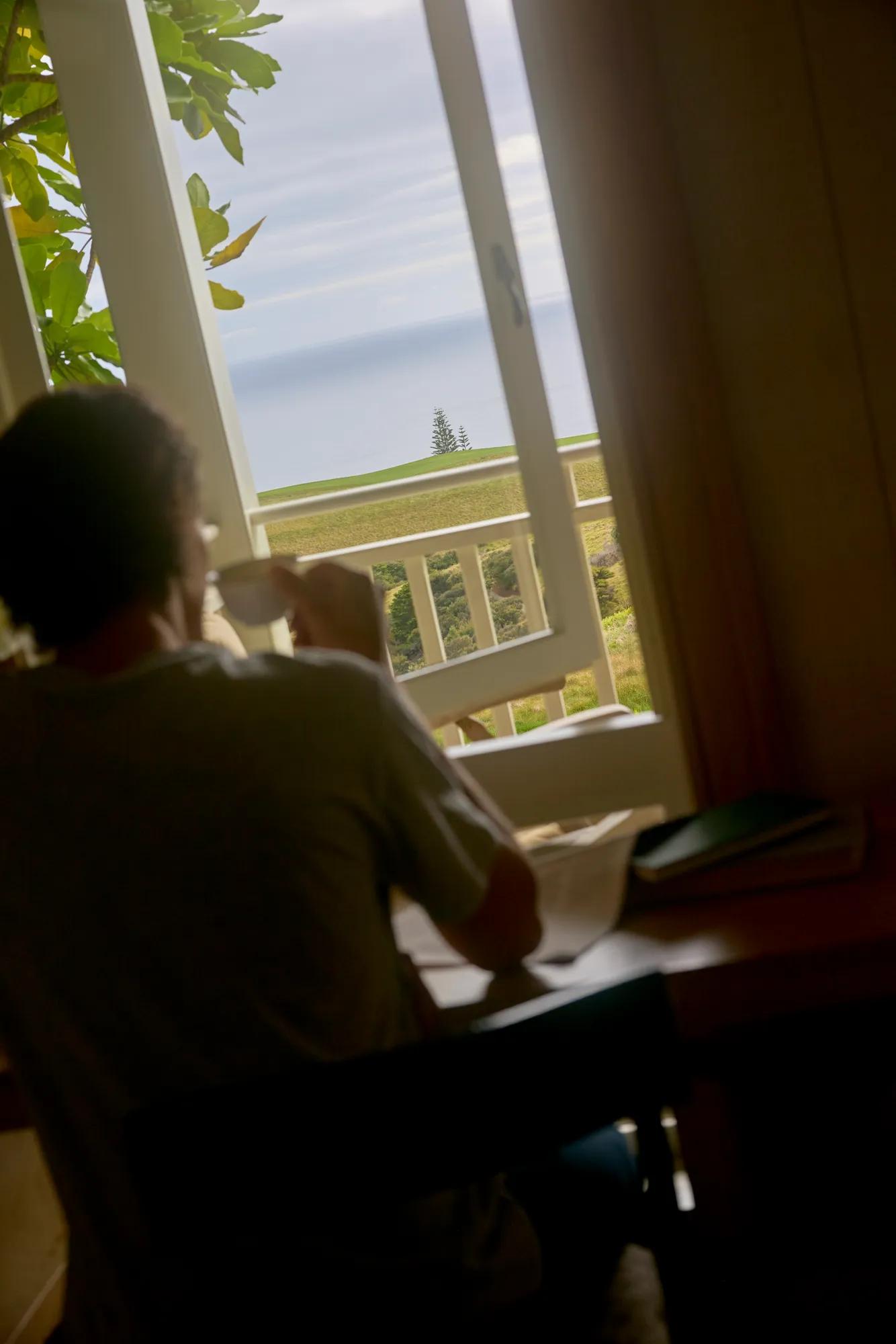 Fishing boat heading out to sea in the Bay of Islands