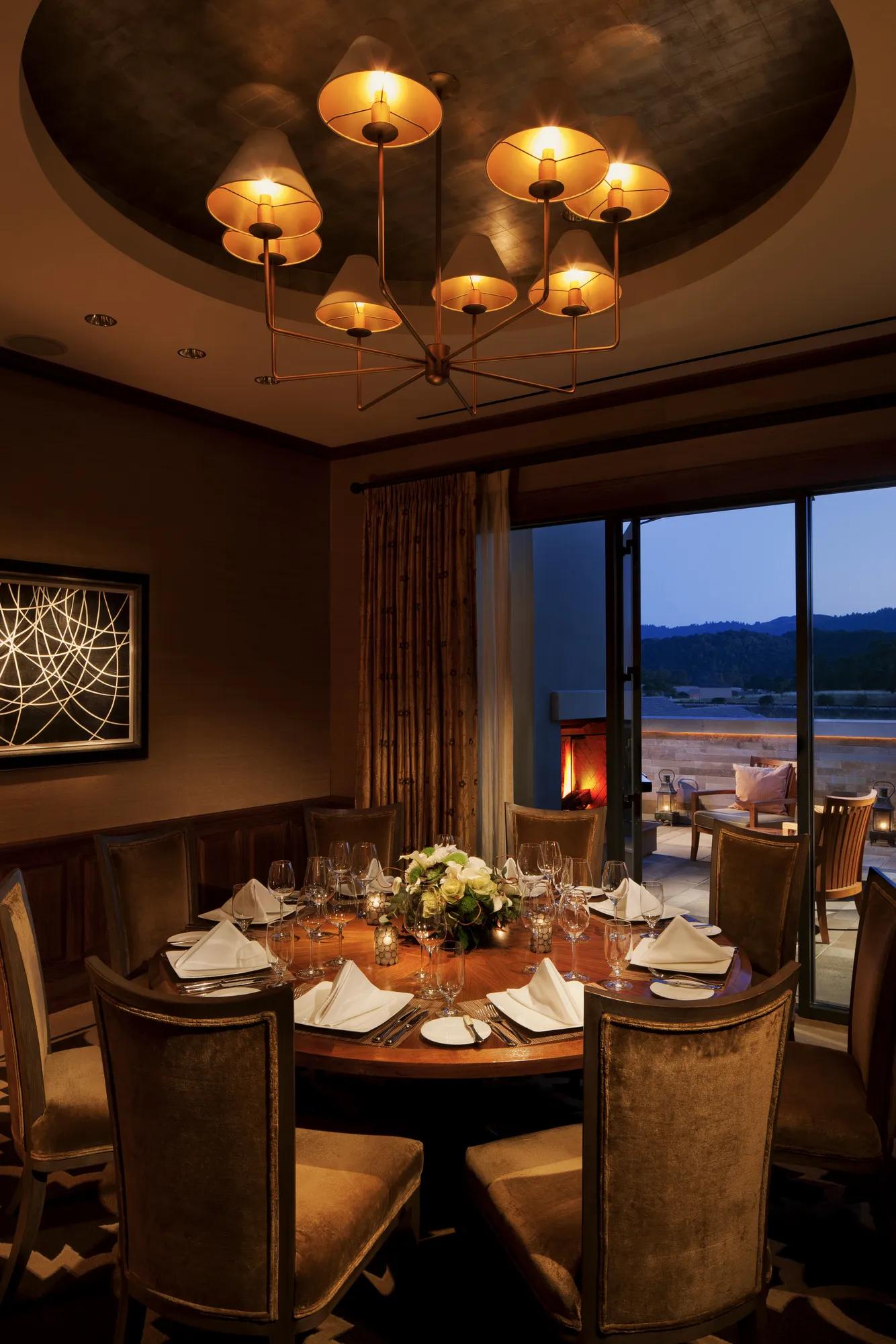 Facilities Madera Private Dining Night