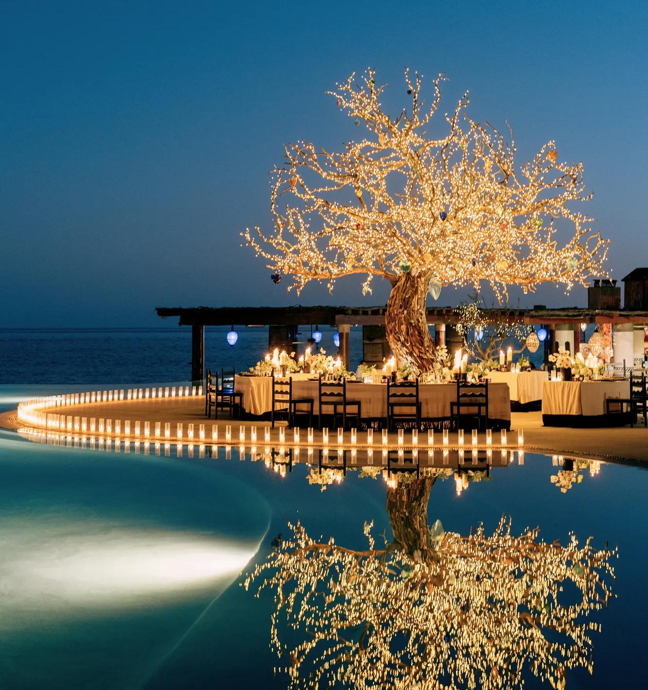 private terrace for group