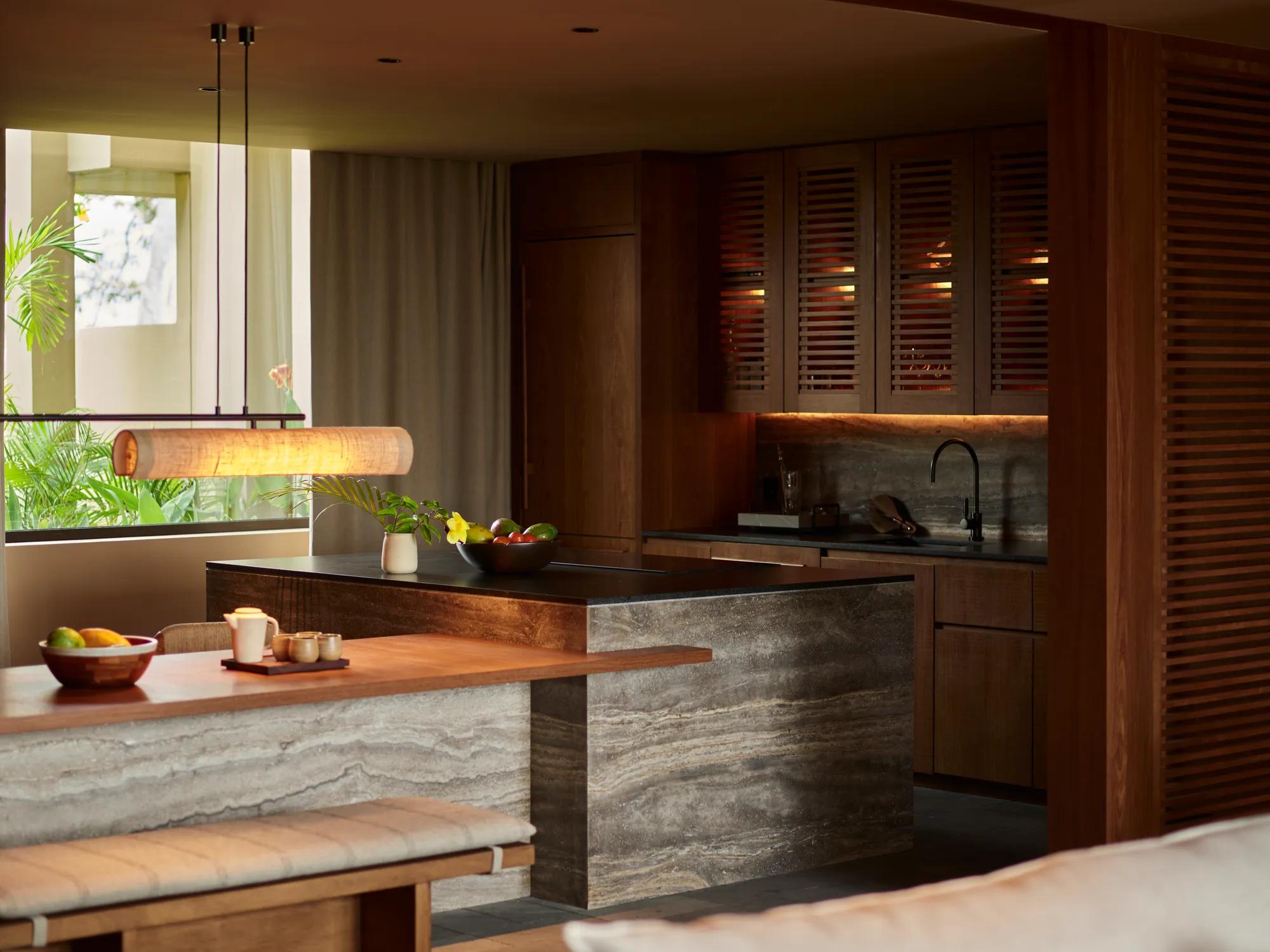 Poolside Villa Kitchen