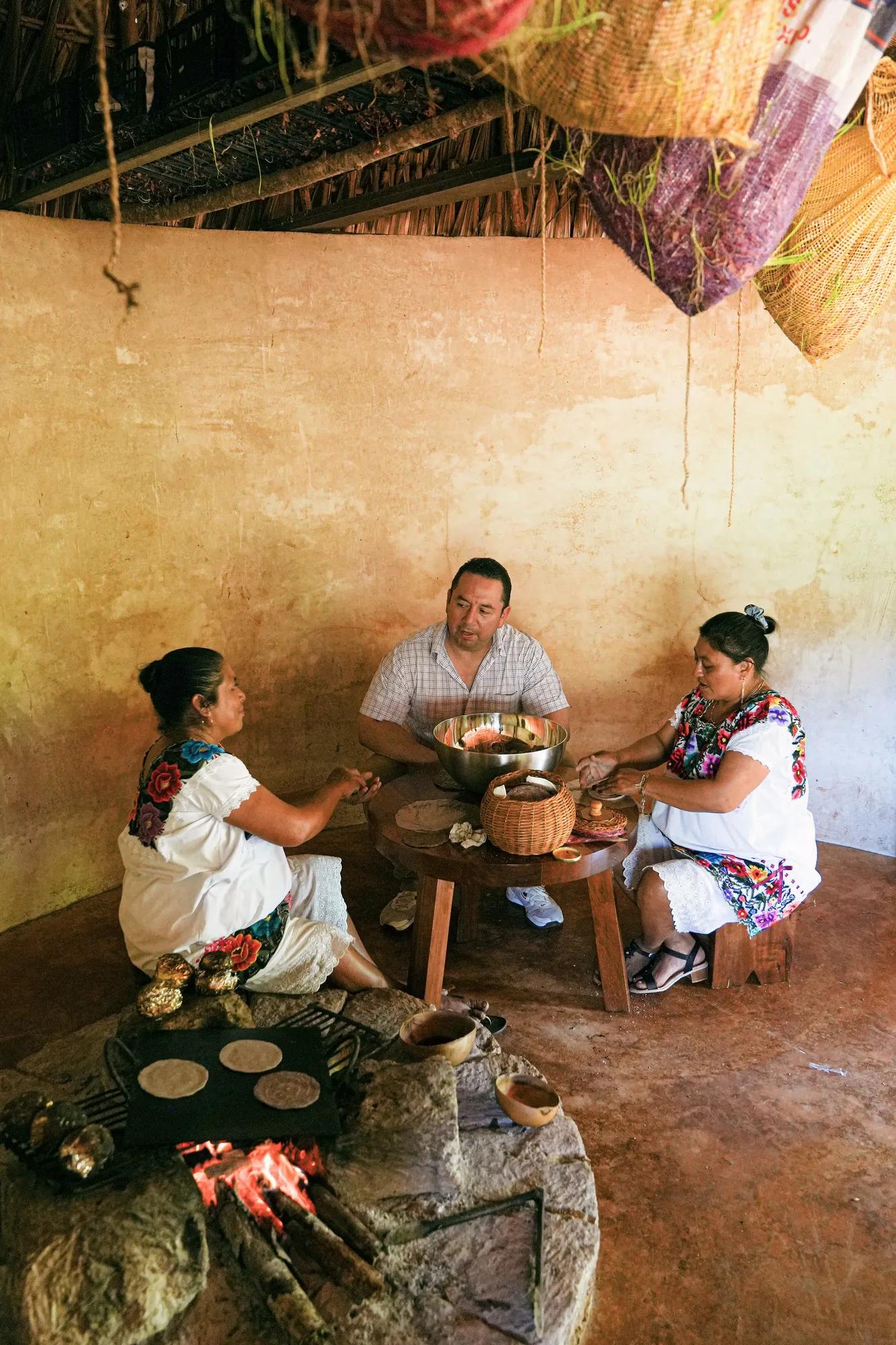 Zapote bartenders in garden