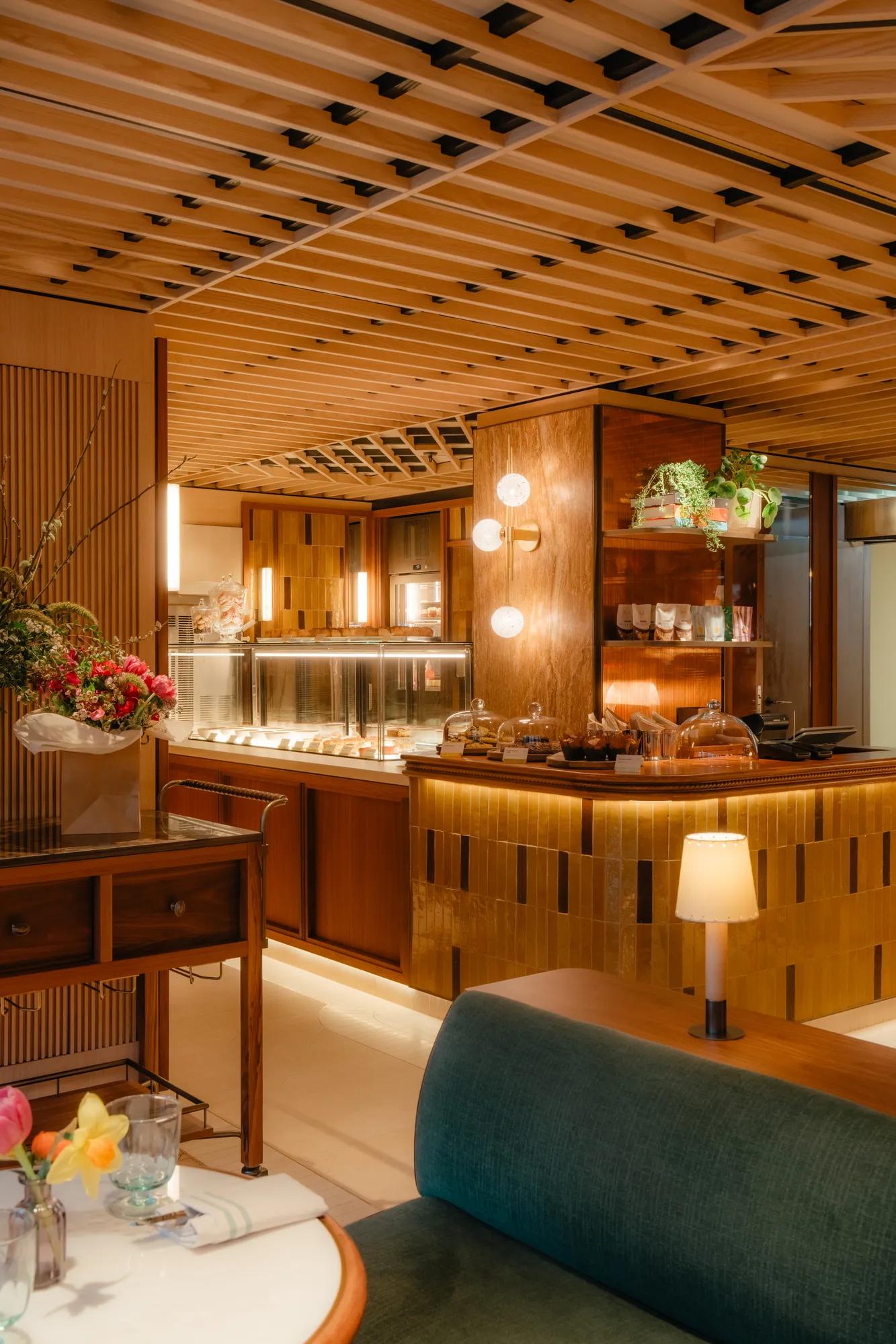 takeaway cake counter at GSQ at the chancery rosewood