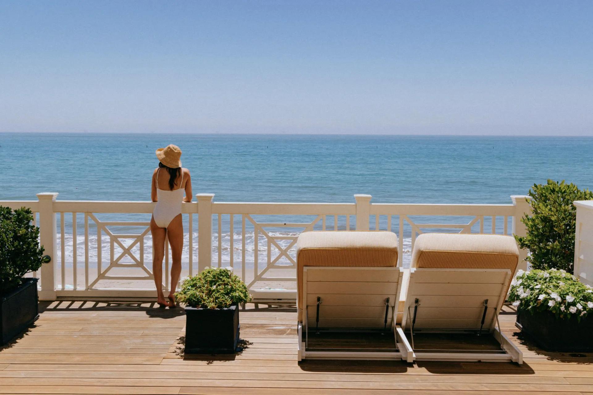 Beach House Terrace Suite With Woman