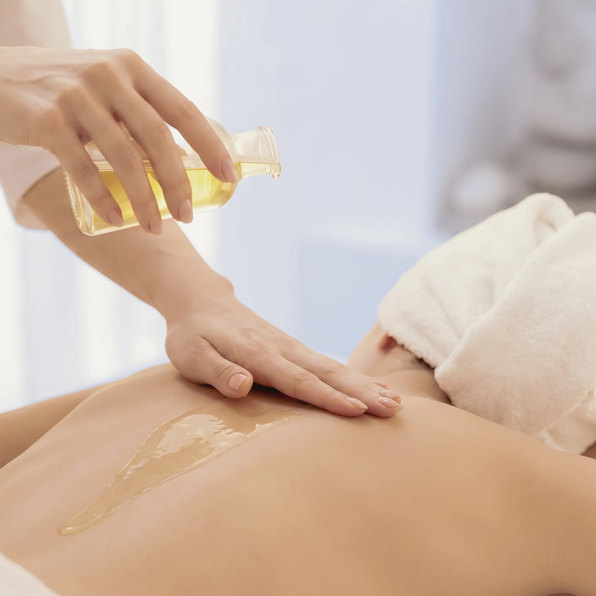 Valmont Spa Oil on Back