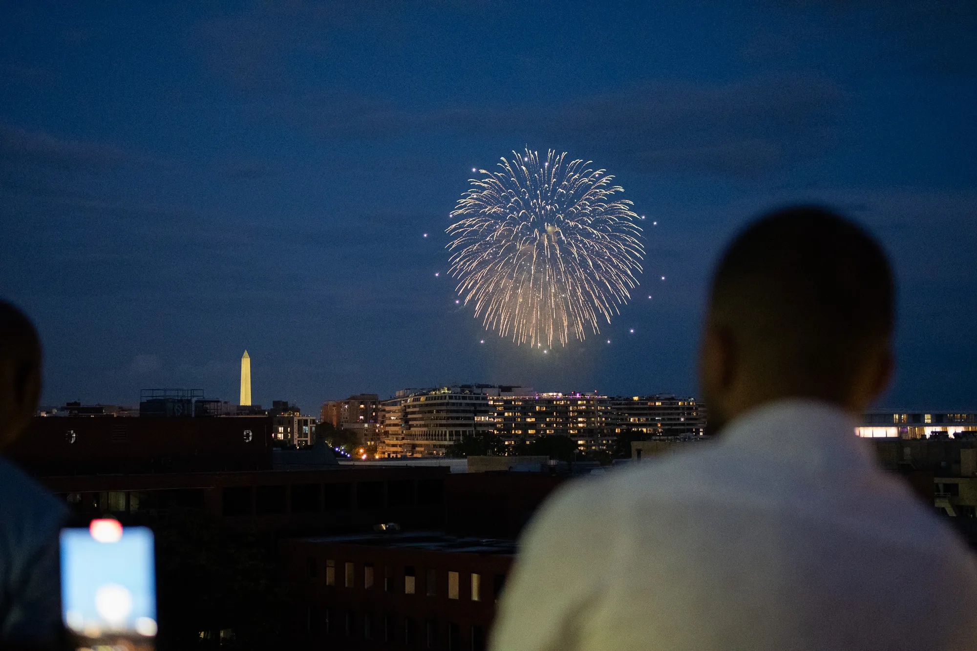 Fireworks from CUT Above rooftop