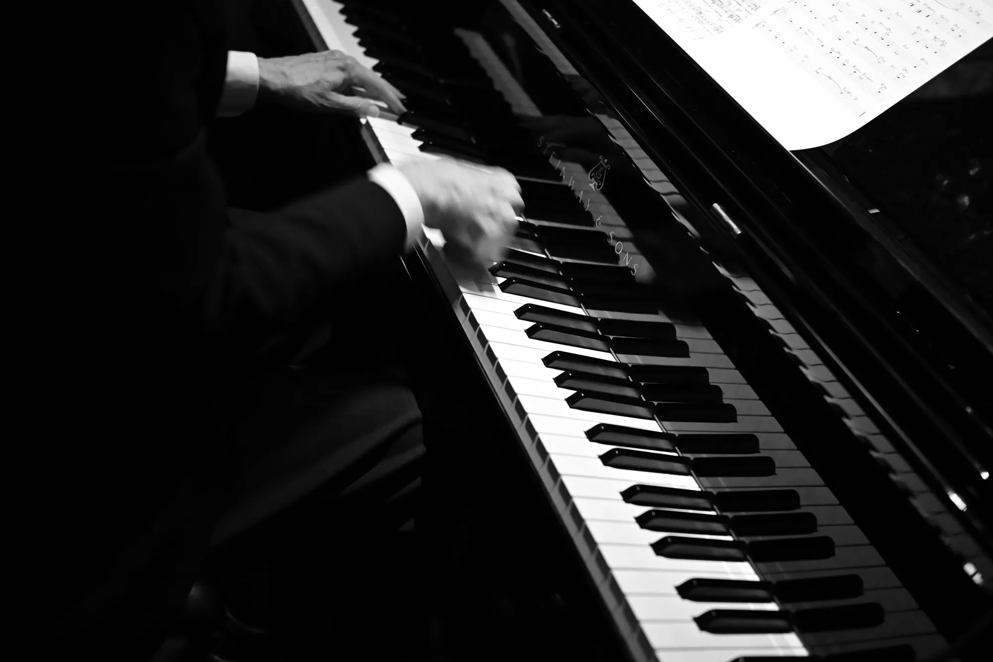 playing piano