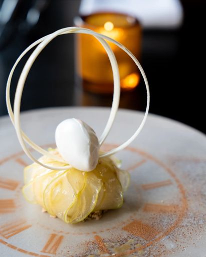 New Year's Eve dinner dessert at CUT D.C.