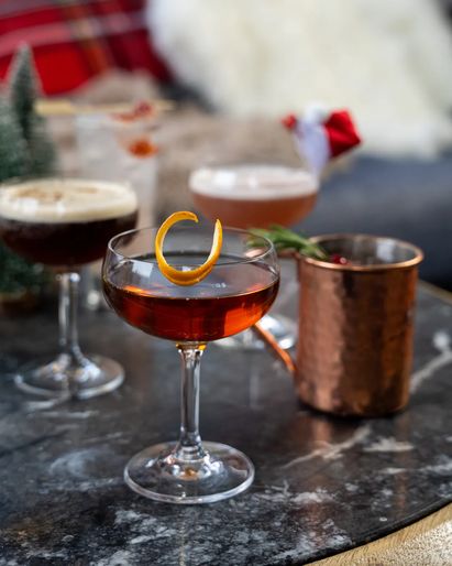 festive cocktails