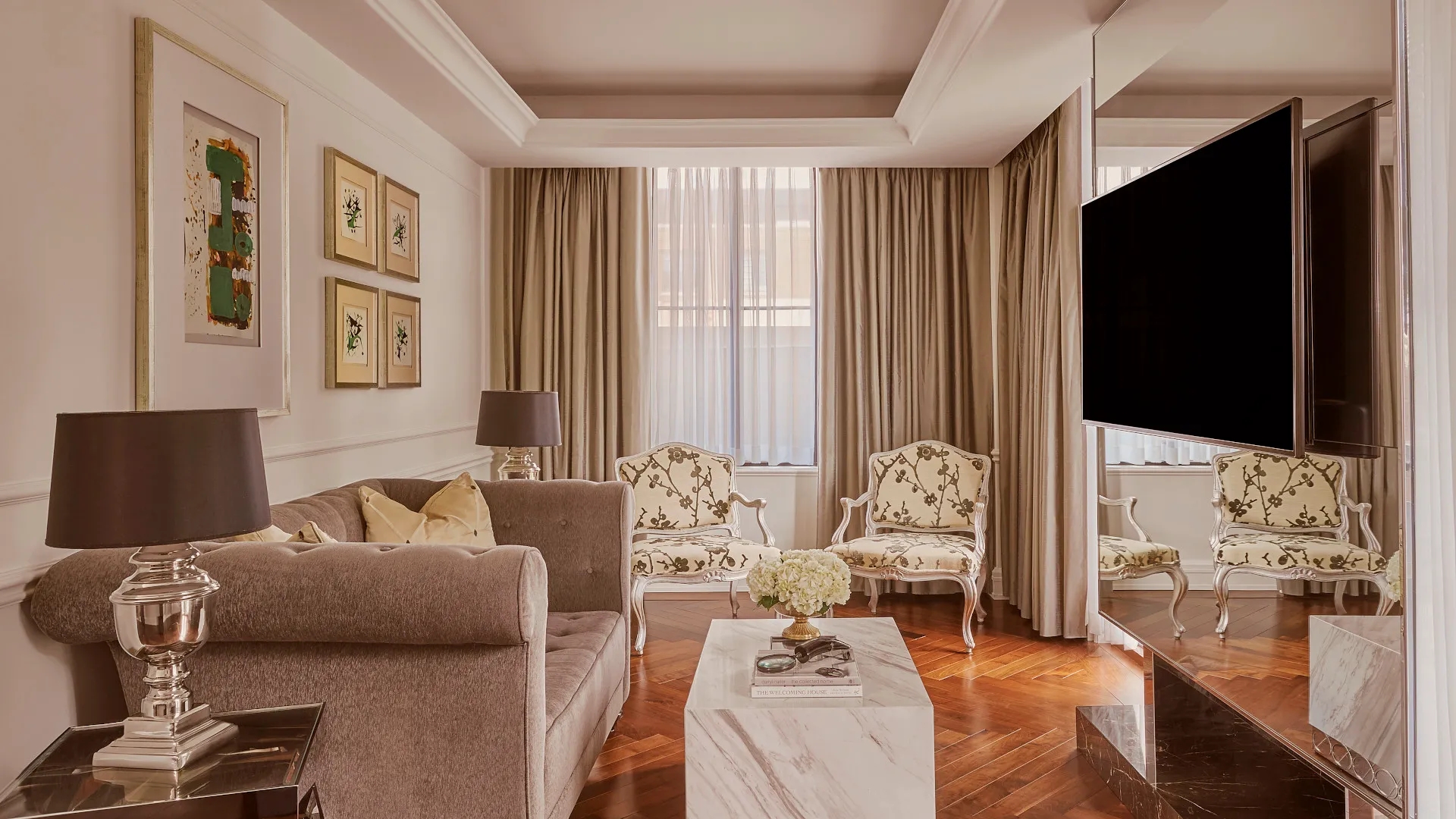 Rosewood Suite Living Room at Rosewood Washington, D.C.