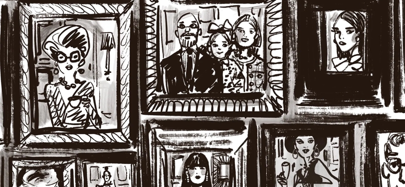 Izak Zenou drawing