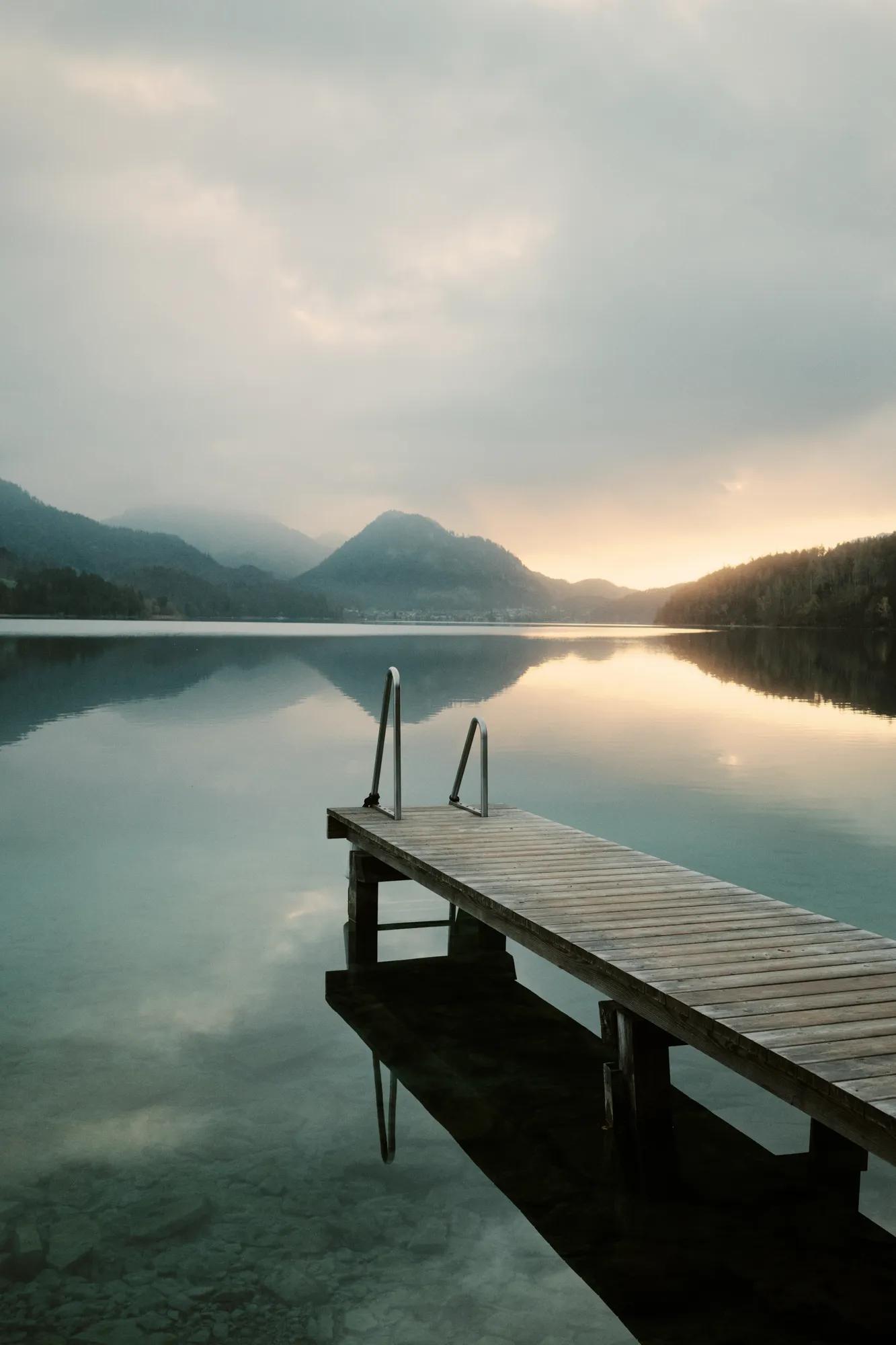 Jetty on Lake Fuschl