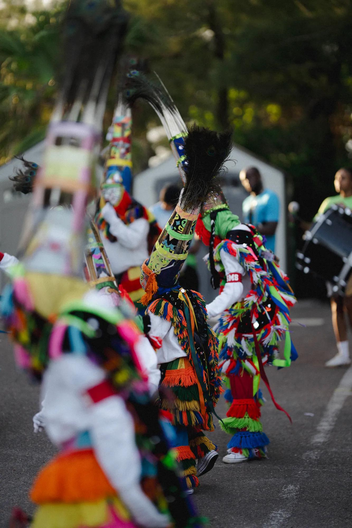 Gombey Performance at The Beach Club