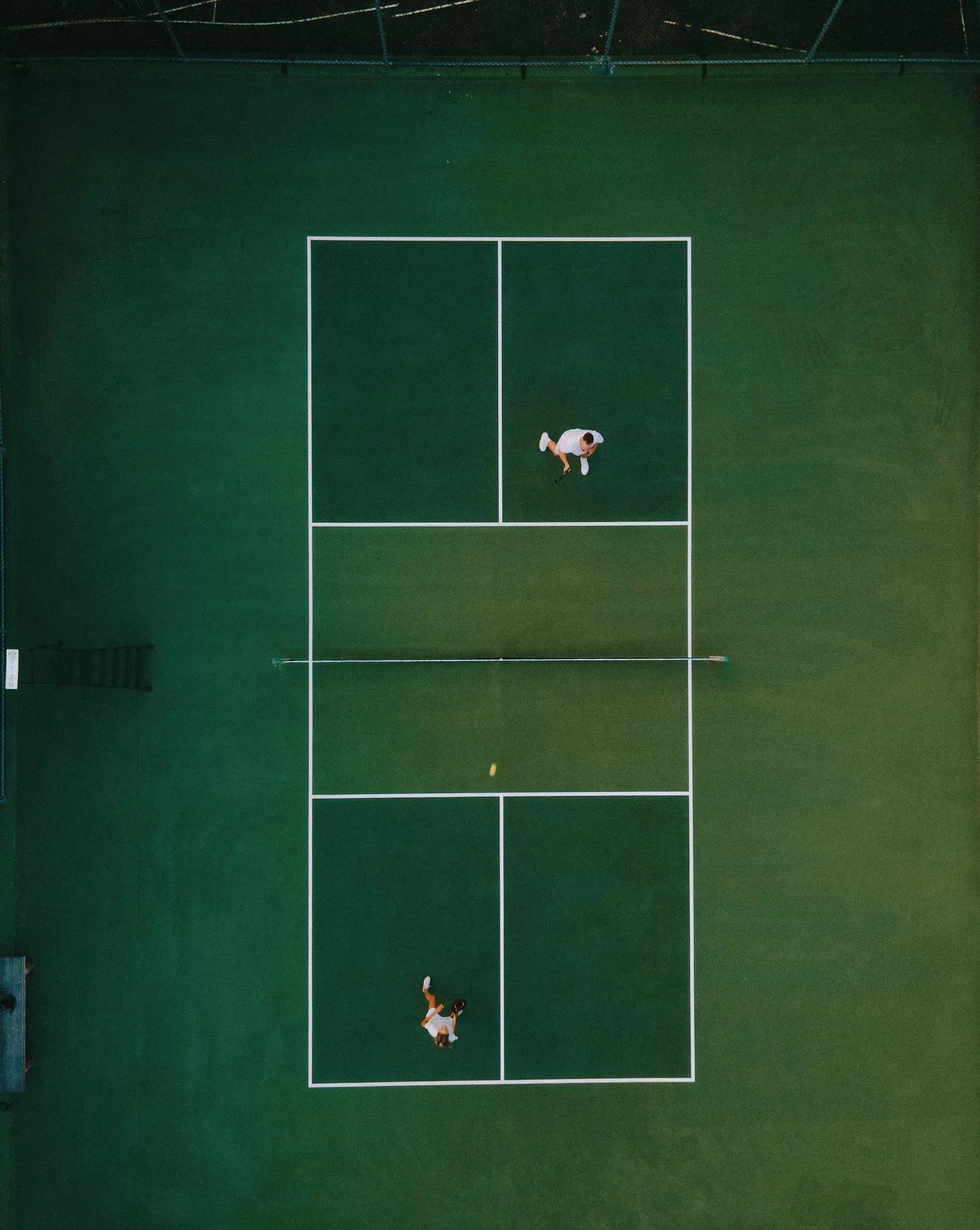 Pickle Ball Court Aerial