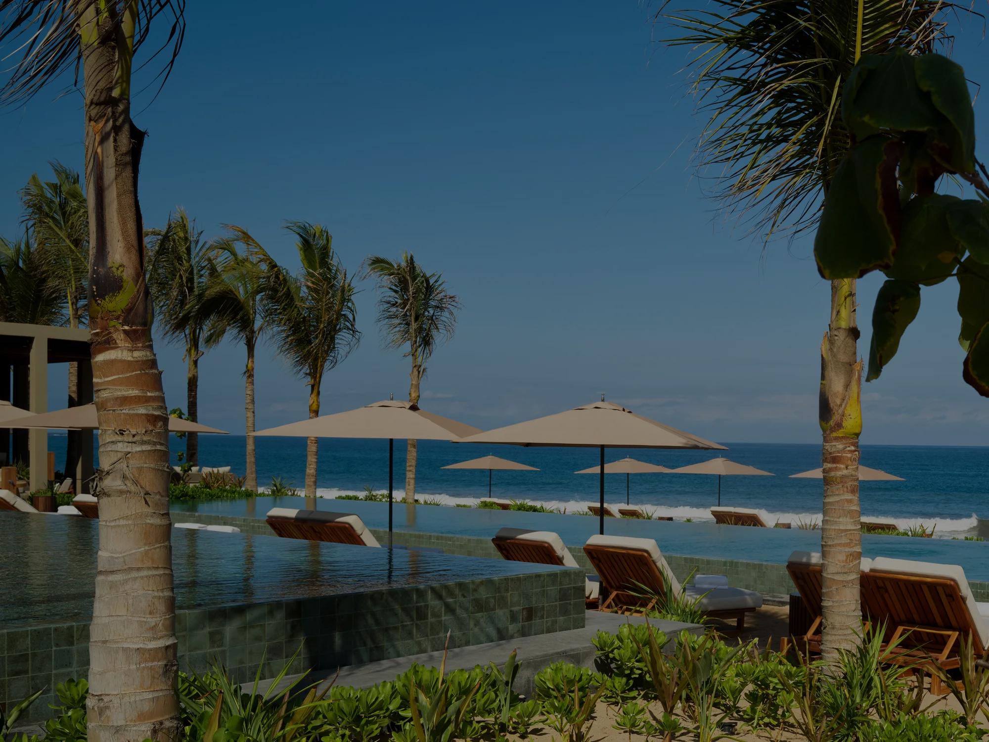 Beach club at Rosewood Mandarina