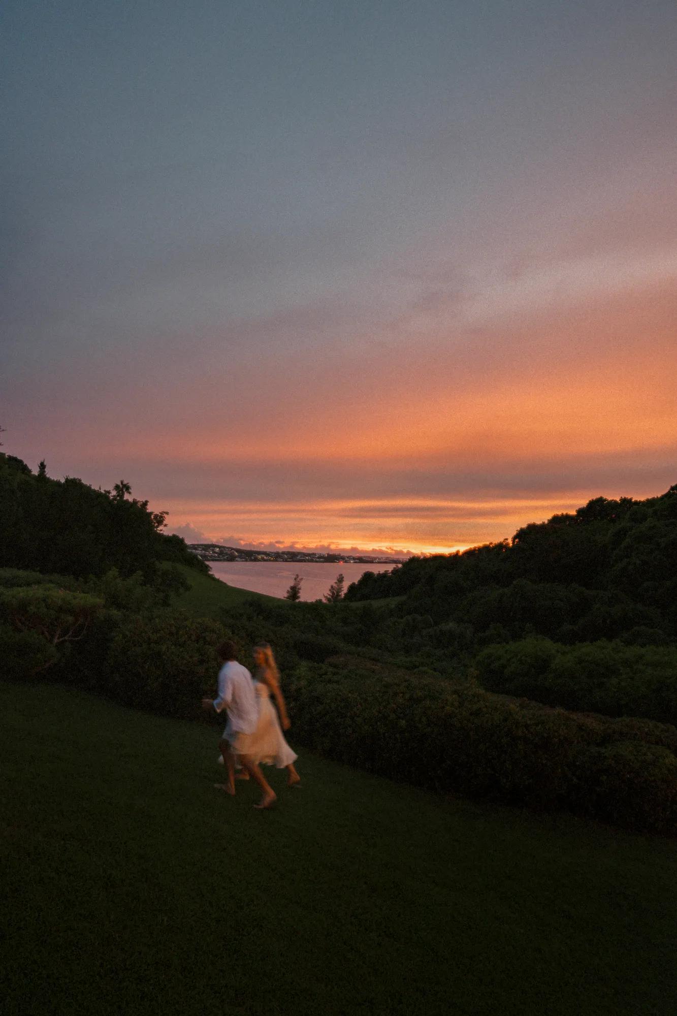 Sunset overlooking Harrington Sound