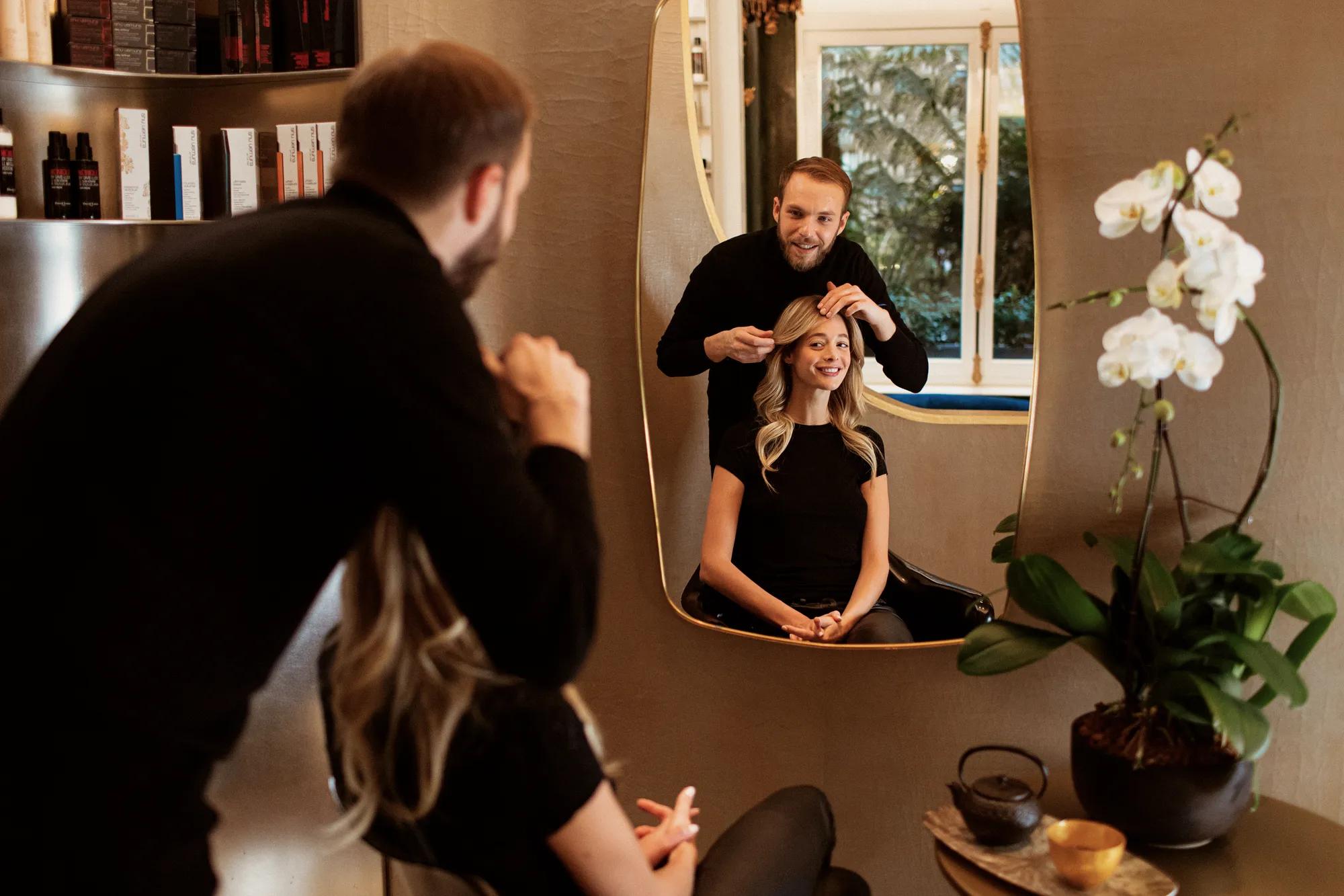 Hair salon by David Lucas
