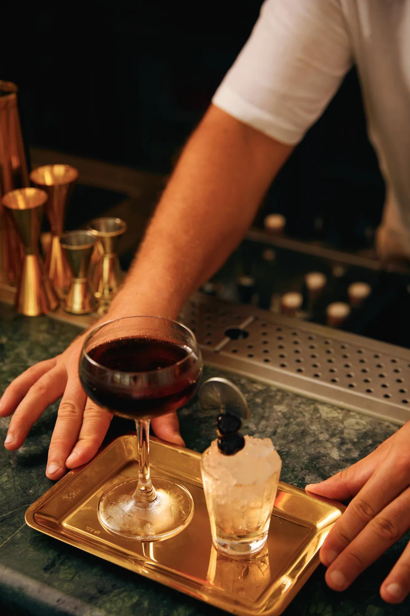 melange cocktail service