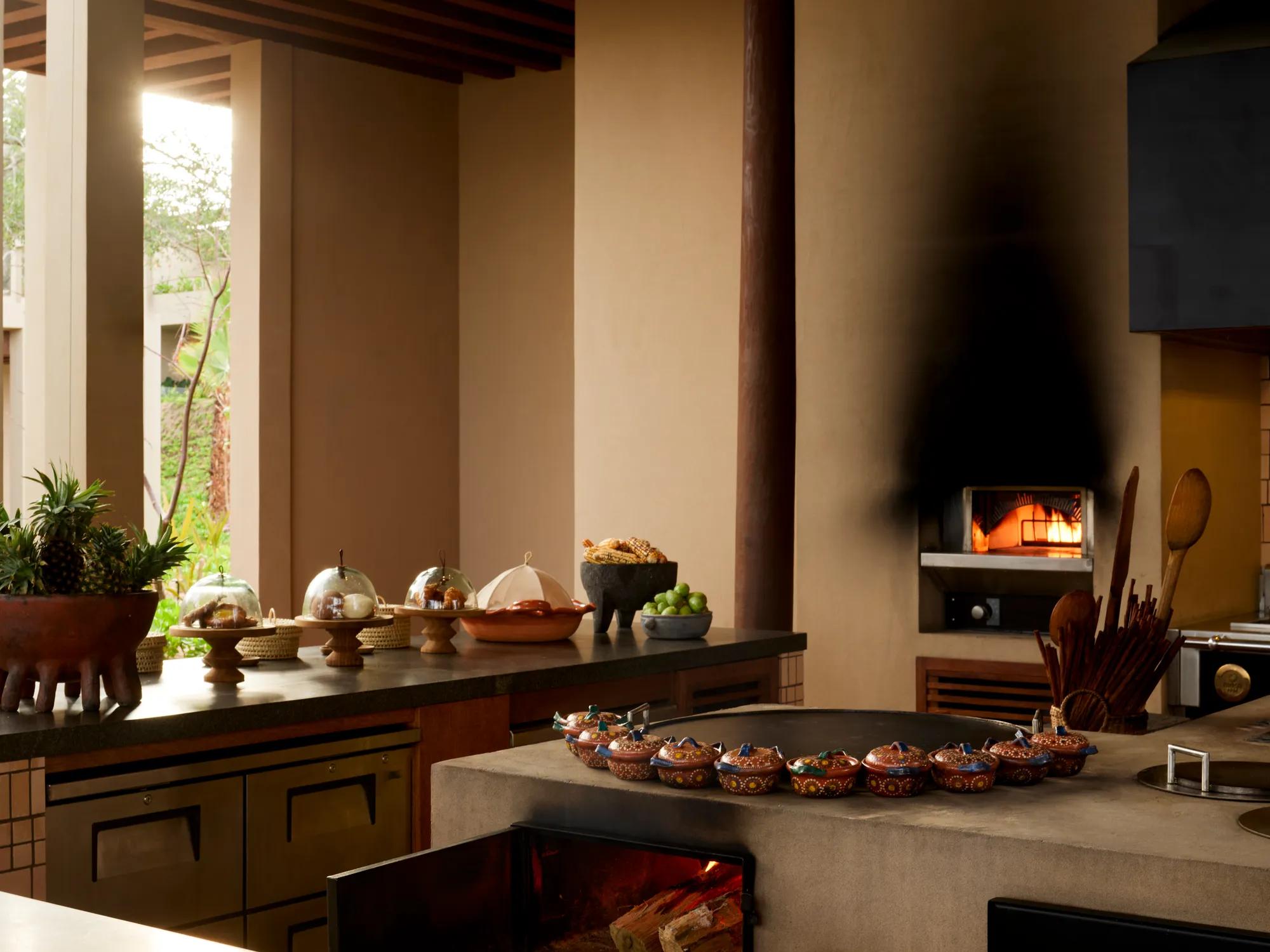 Facilities Restaurants La Cocina Beach Pavillion Kitchen Oven