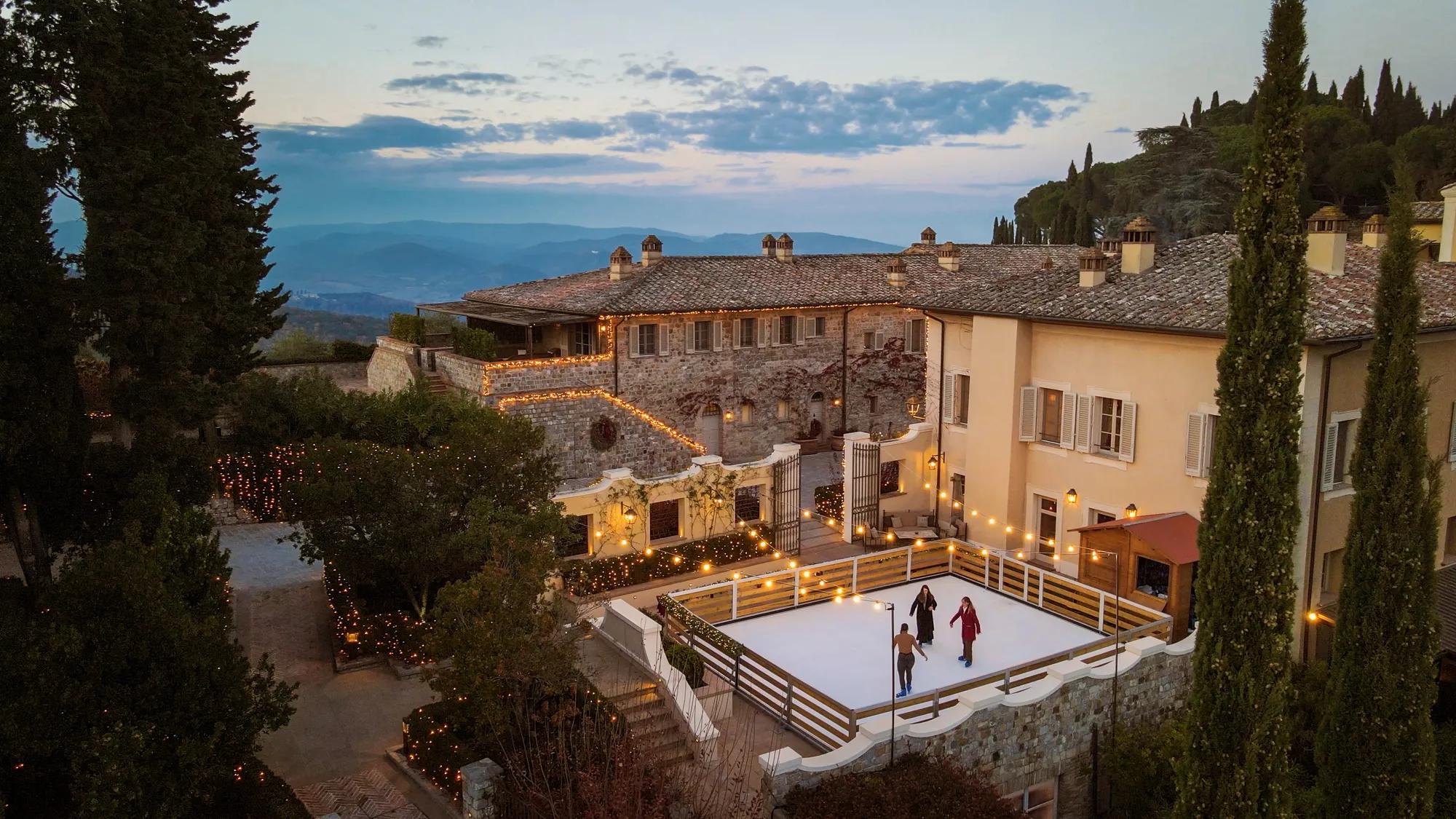 Skating in the Borgo