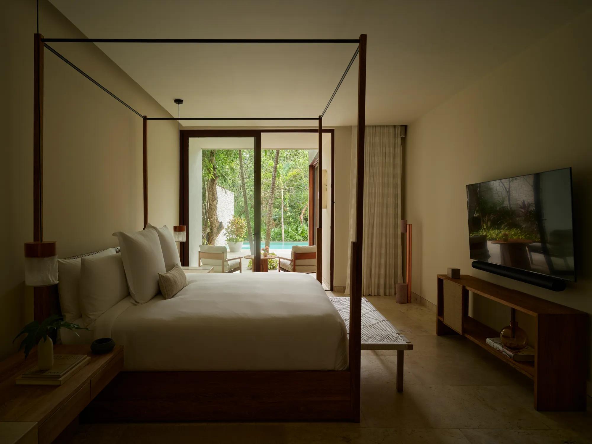 Three Bedroom Cenote Villa Bedroom